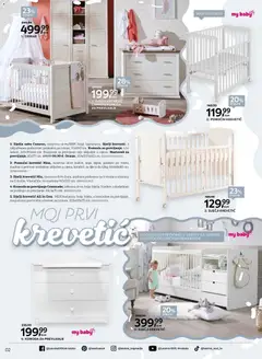 Lesnina - Lesnina XXXL: Slatki počeci baby specijal katalog do 31.03.2026 - Pregled kataloga iz trgovine Lesnina, vrijedi od 01.03.2026 | Stranica: 2 | Proizvodi: Krevet, Madrac, Ormar, Komoda