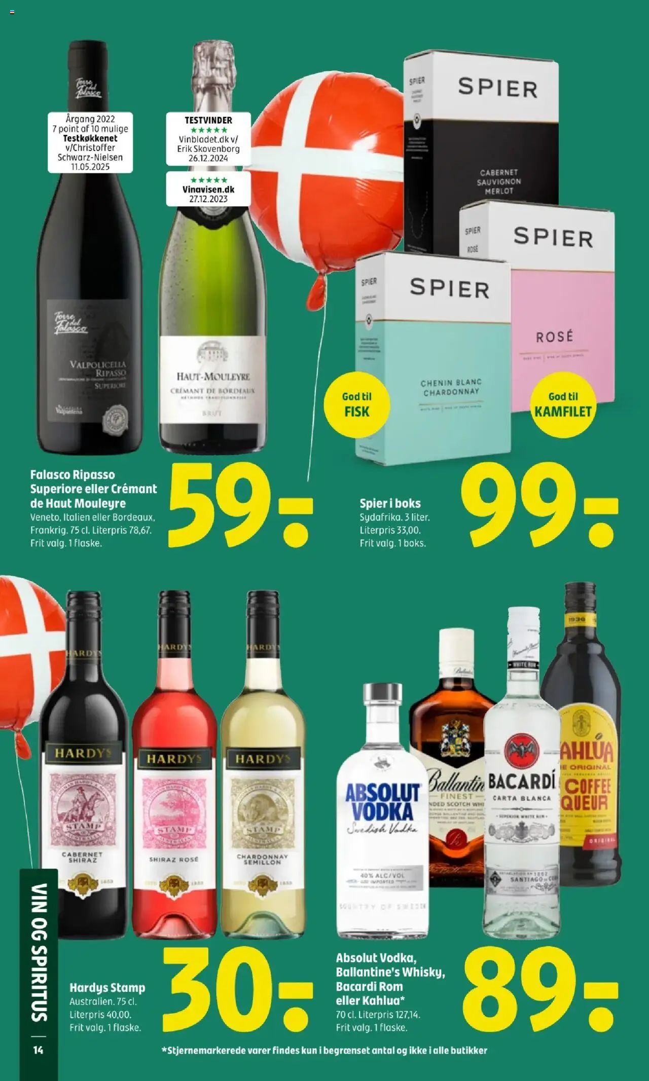 Coop 365 tilbudsavis – gyldig fra 11.09.2025 | Side: 16 | Produkter: Boks, Vin, Fisk, Vodka
