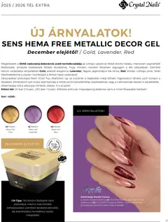 Crystal Nails Tél extra katalógus 2025/26 - amely érvényes a következő dátumtól: 01.12.2025 | Oldal: 17 | Termékek: Virag
