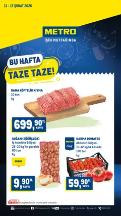 11.02.2026 tarihinden itibaren geçerli olan Metro kataloğu önizlemesi