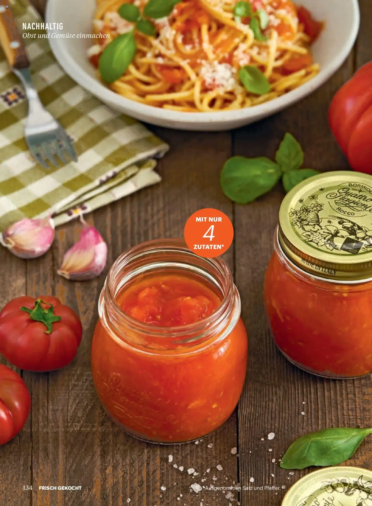 Billa Frisch Gekocht gültig ab 03.07.2025 | Seite: 134 | Produkte: Gemüse, Obst, Salz