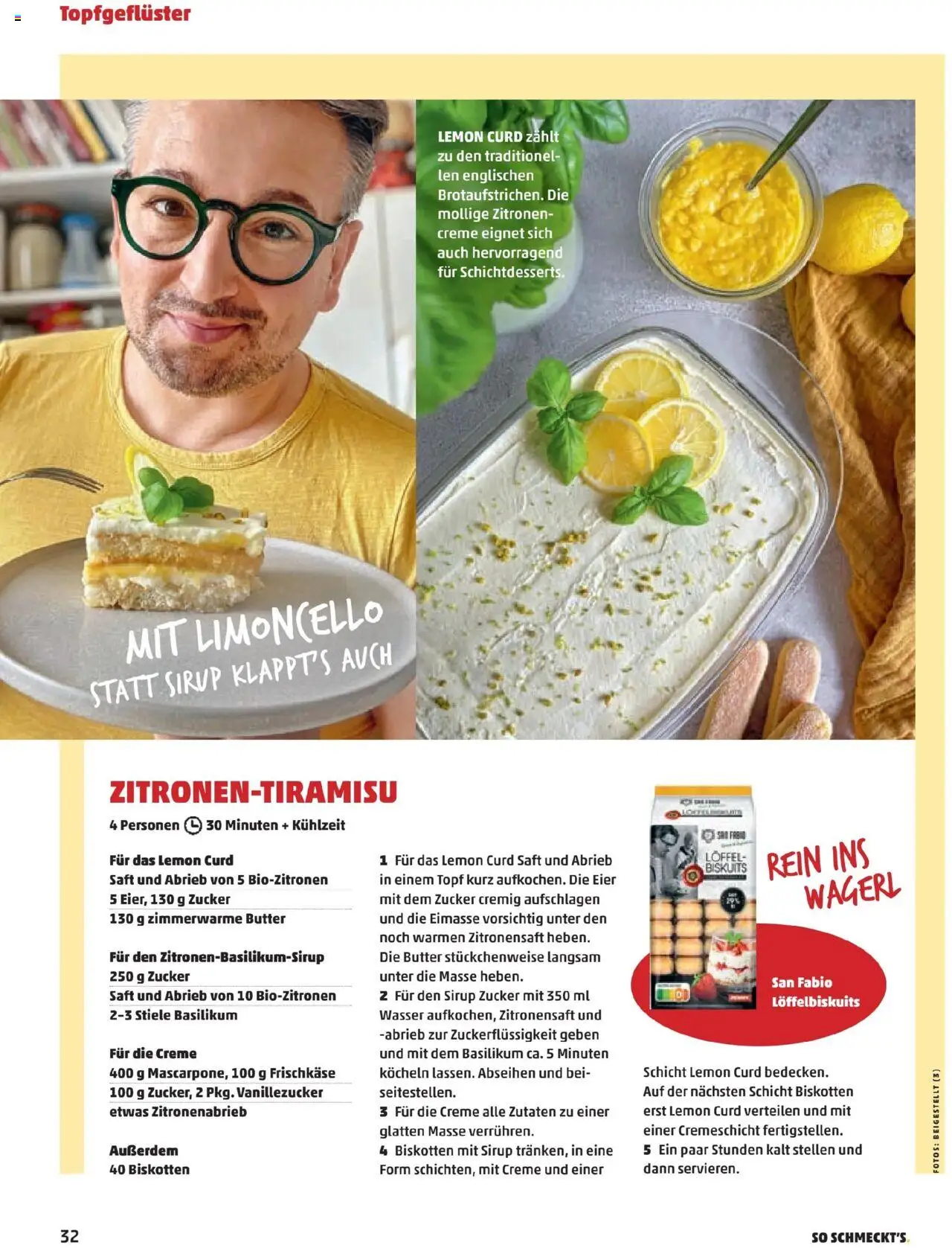 Penny Markt So Schmeckt's - Sommer 2025 gültig ab 01.06.2025 | Seite: 32 | Produkte: Wasser, Zucker, Butter, Saft