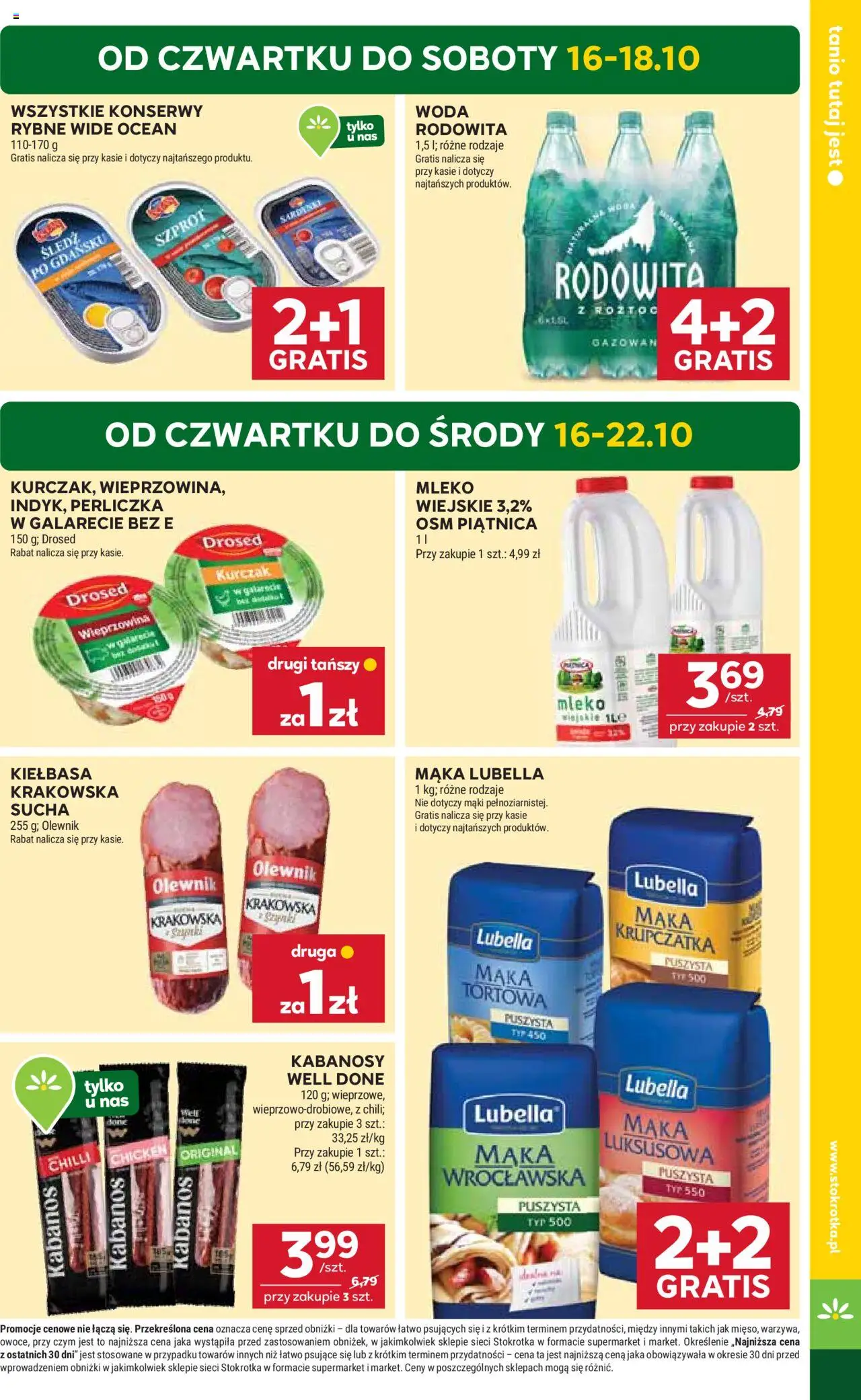 Stokrotka Gazetka - Market od 16.10.2025 | Strona: 3 | Produkty: Kurczak, Śledź, Stokrotka, Perliczka
