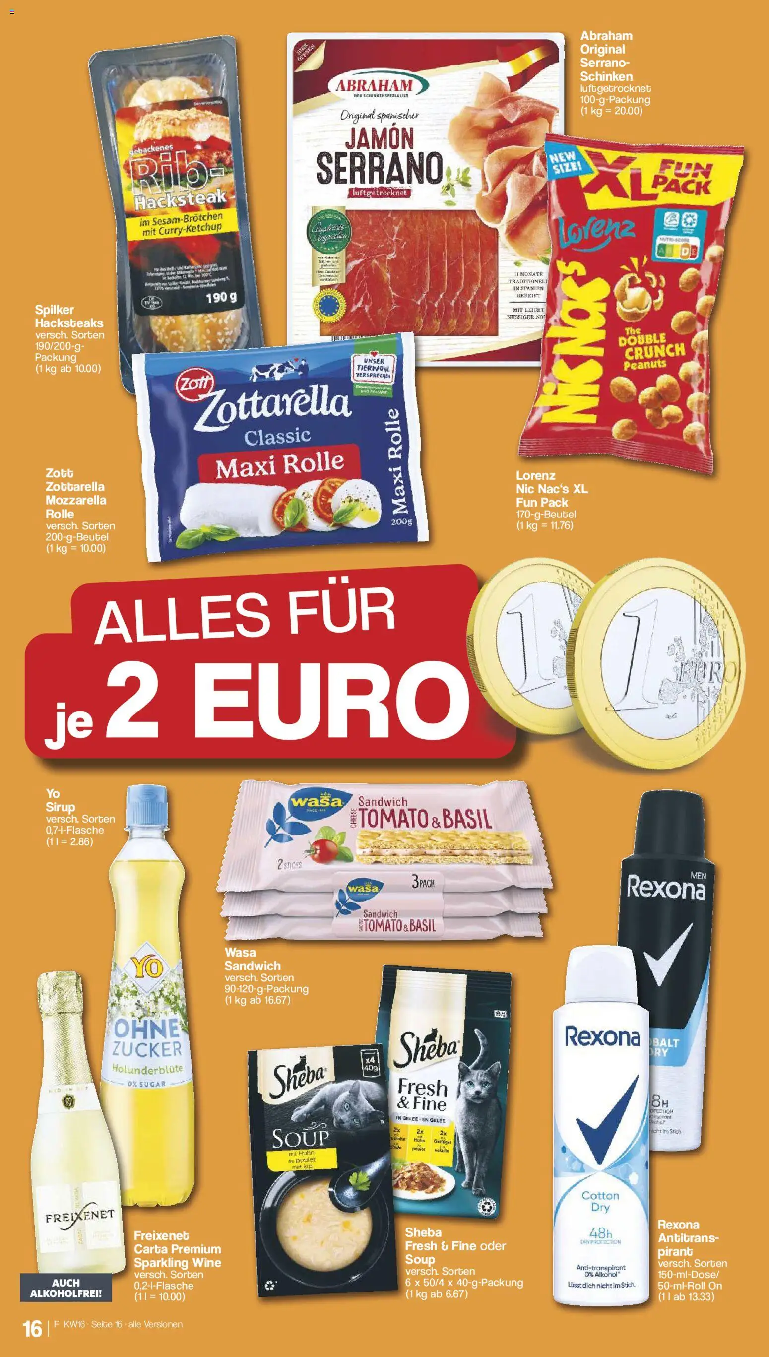Famila Nordwest Prospekt 	 – gültig ab 13.04.2026 | Seite: 18 | Produkte: Sheba, Freixenet, Mozzarella, Schinken