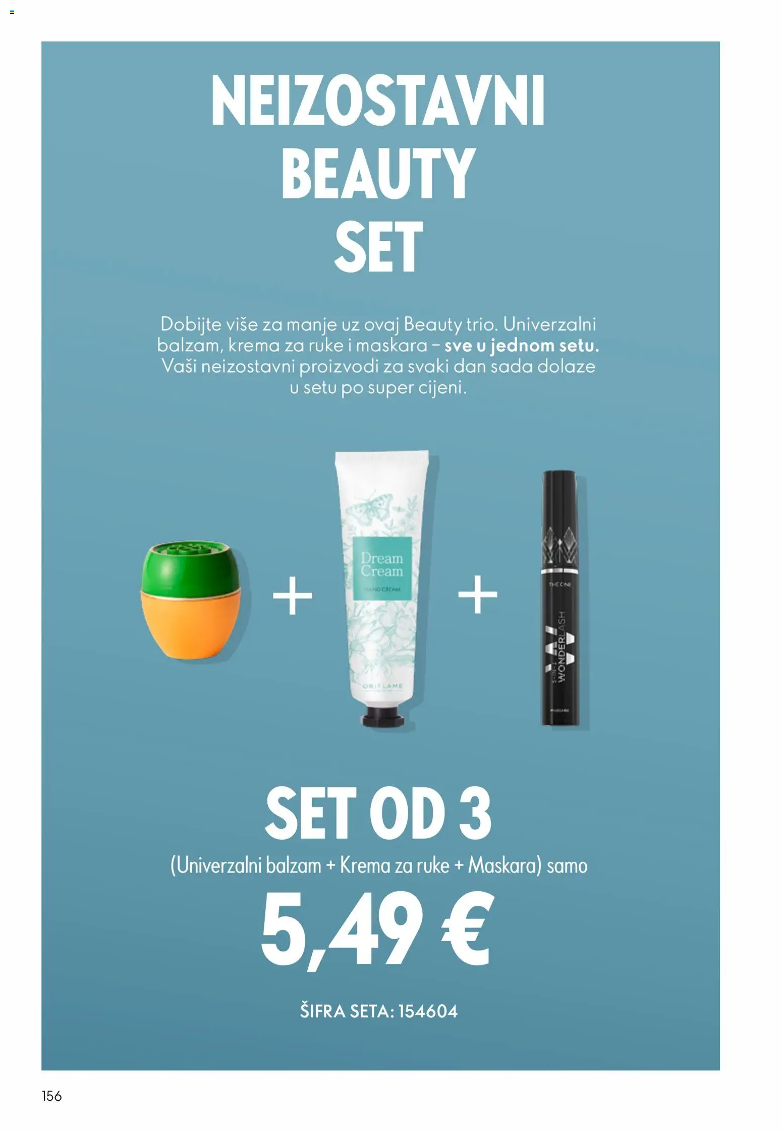 Oriflame katalog | vrijedi od 31.12.2025 | Stranica: 156 | Proizvodi: Maskara, Krema za ruke, Krema