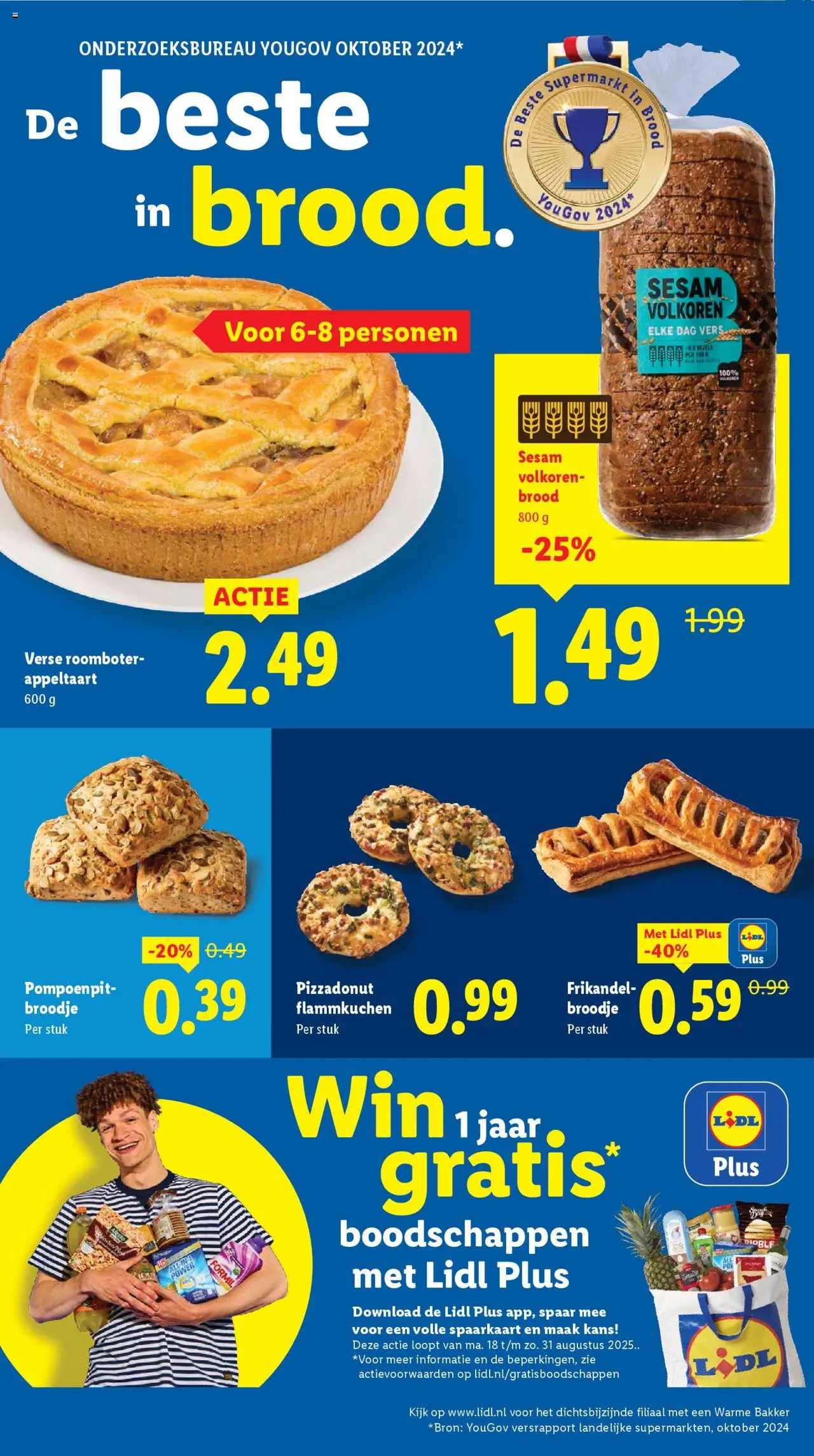  | Pagina: 8 | Producten: Brood, Pizza, Broodje, Appeltaart