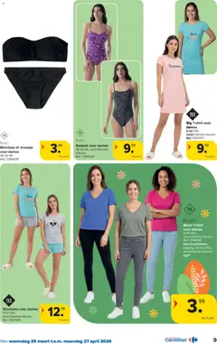 Carrefour folder - Voorbeeld van een folder van Carrefour, geldig van 25.03.2026 | Pagina: 9 | Producten: Badpak