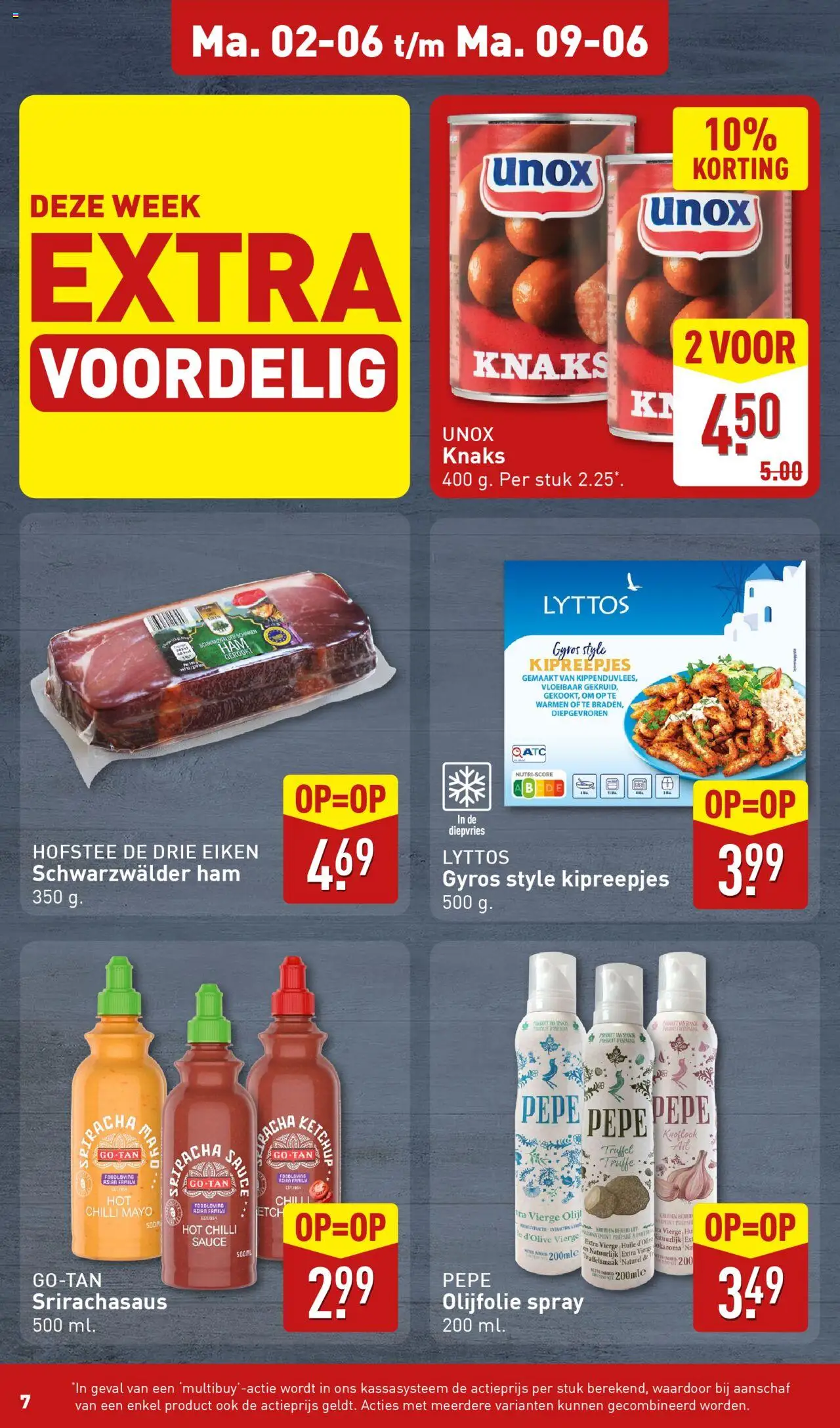  | Pagina: 7 | Producten: Ham, Olijfolie, Lapzselatin, Knoflook