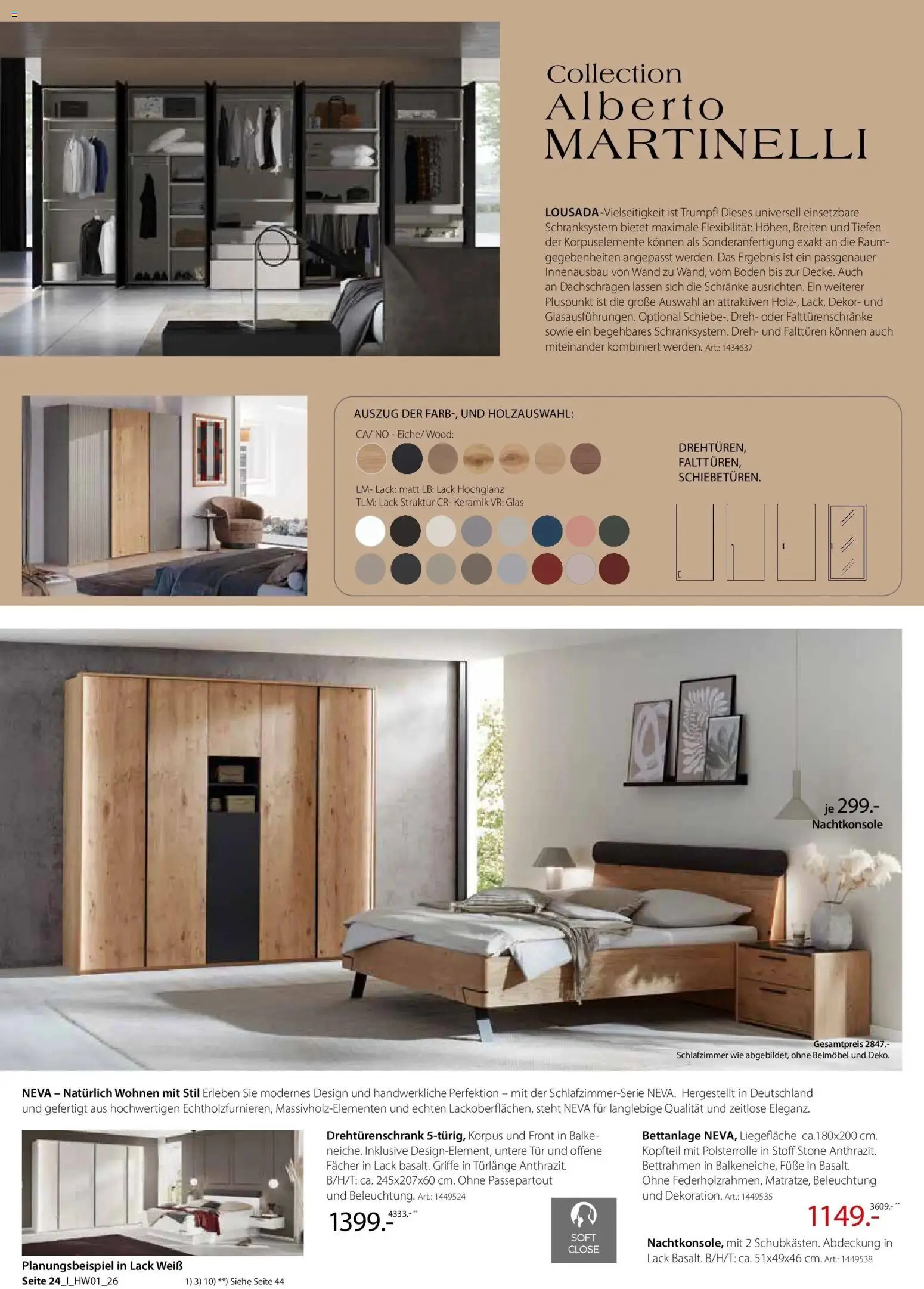 Zurbrüggen Ihr Einrichtungshaus der Extraklasse – gültig ab 27.03.2026 | Seite: 24 | Produkte: Drehtürenschrank, Tür