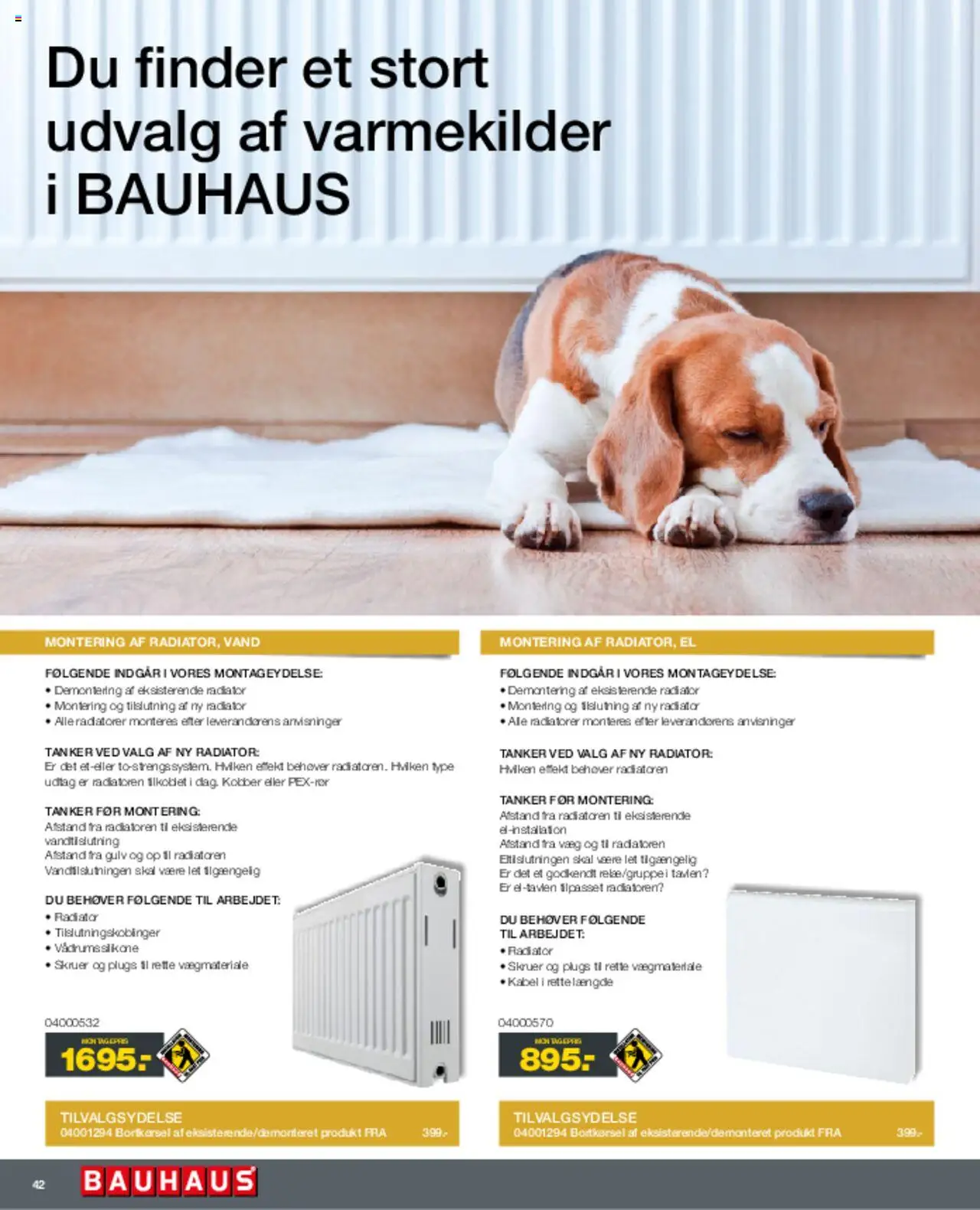 Bauhaus Tilbudsavis gyldig fra 01.03.2025 | Side: 42 | Produkter: Radiator, Kabel