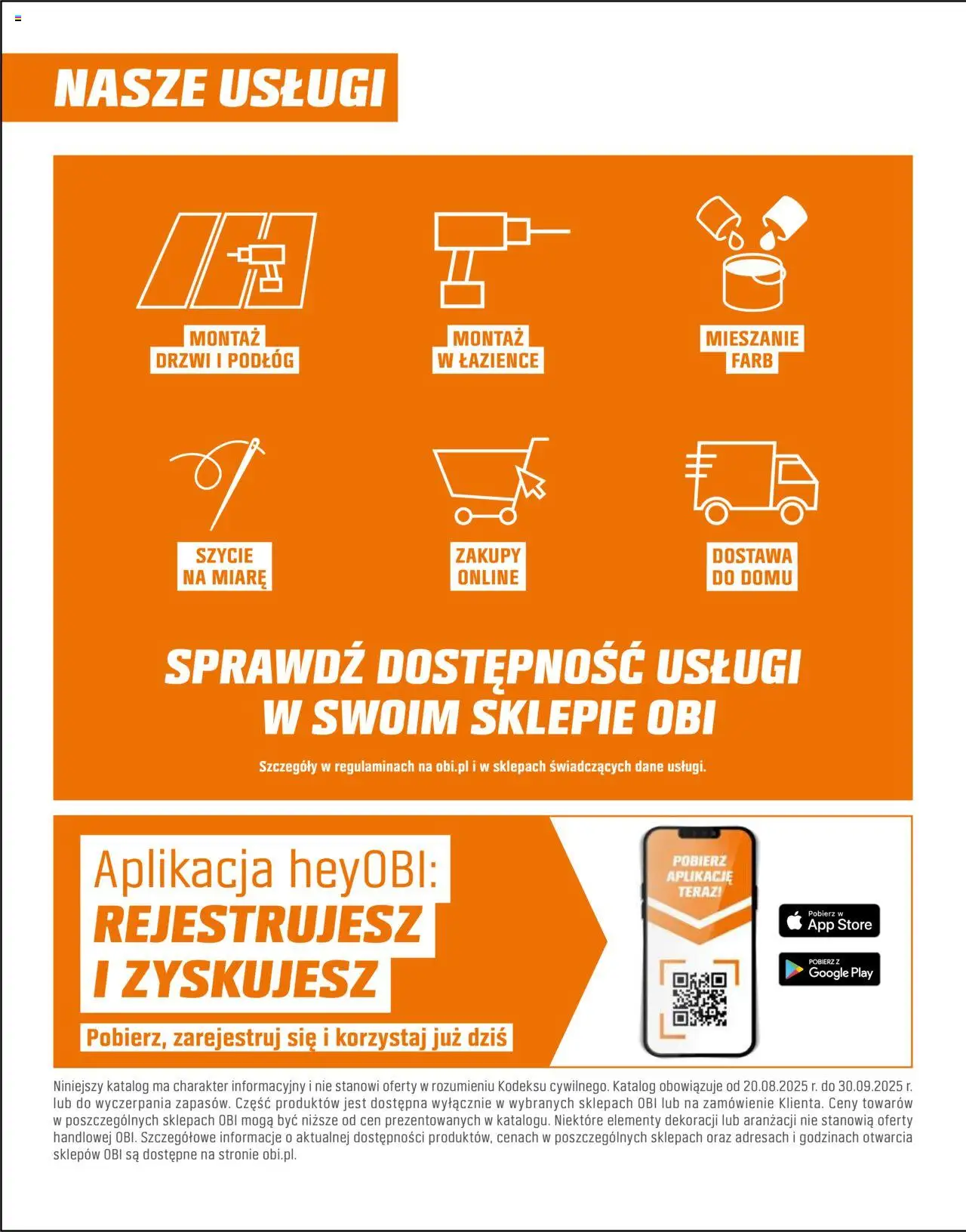 OBI Gazetka - Kuchnia Łazienka Salon od 20.08.2025 | Strona: 160