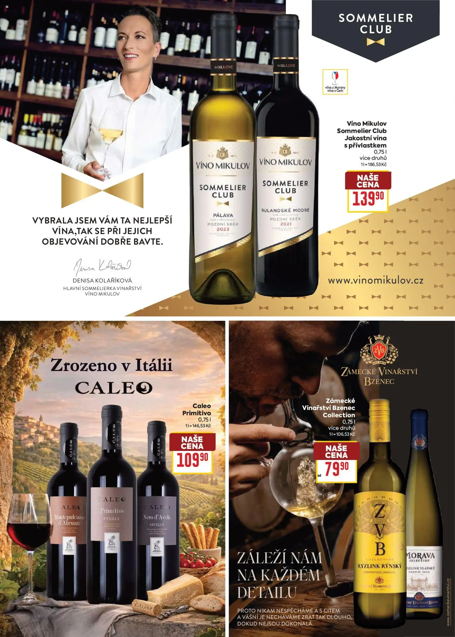 Billa leták - Vaše oblíbené značky od 25.02.2026 | Strana: 16 | Produkty: Víno, Primitivo, Nero d'Avola