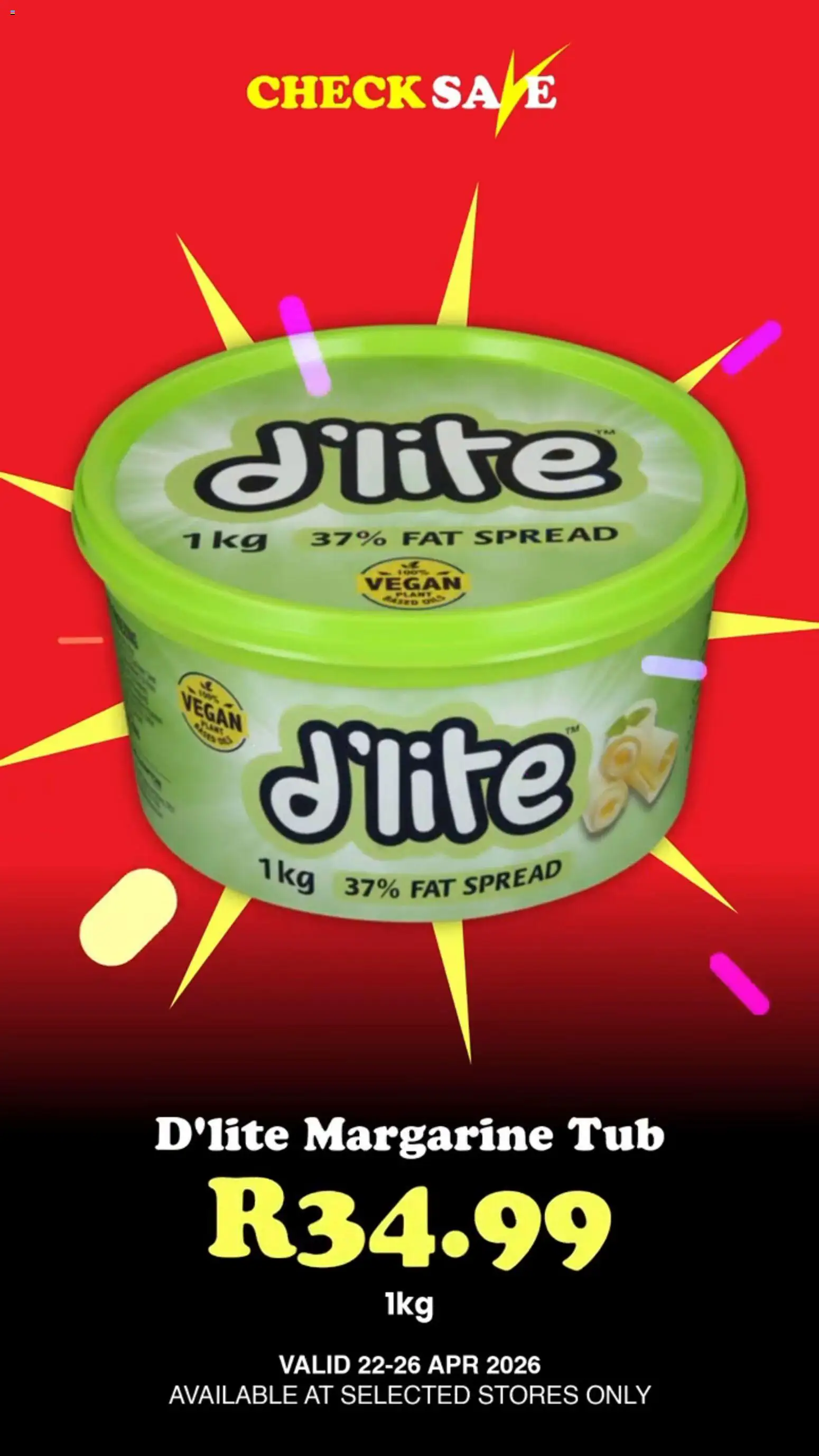 New Check Save catalogue – valid from 22.04.2026 | Page: 4 | Products: Margarine, Fat spread