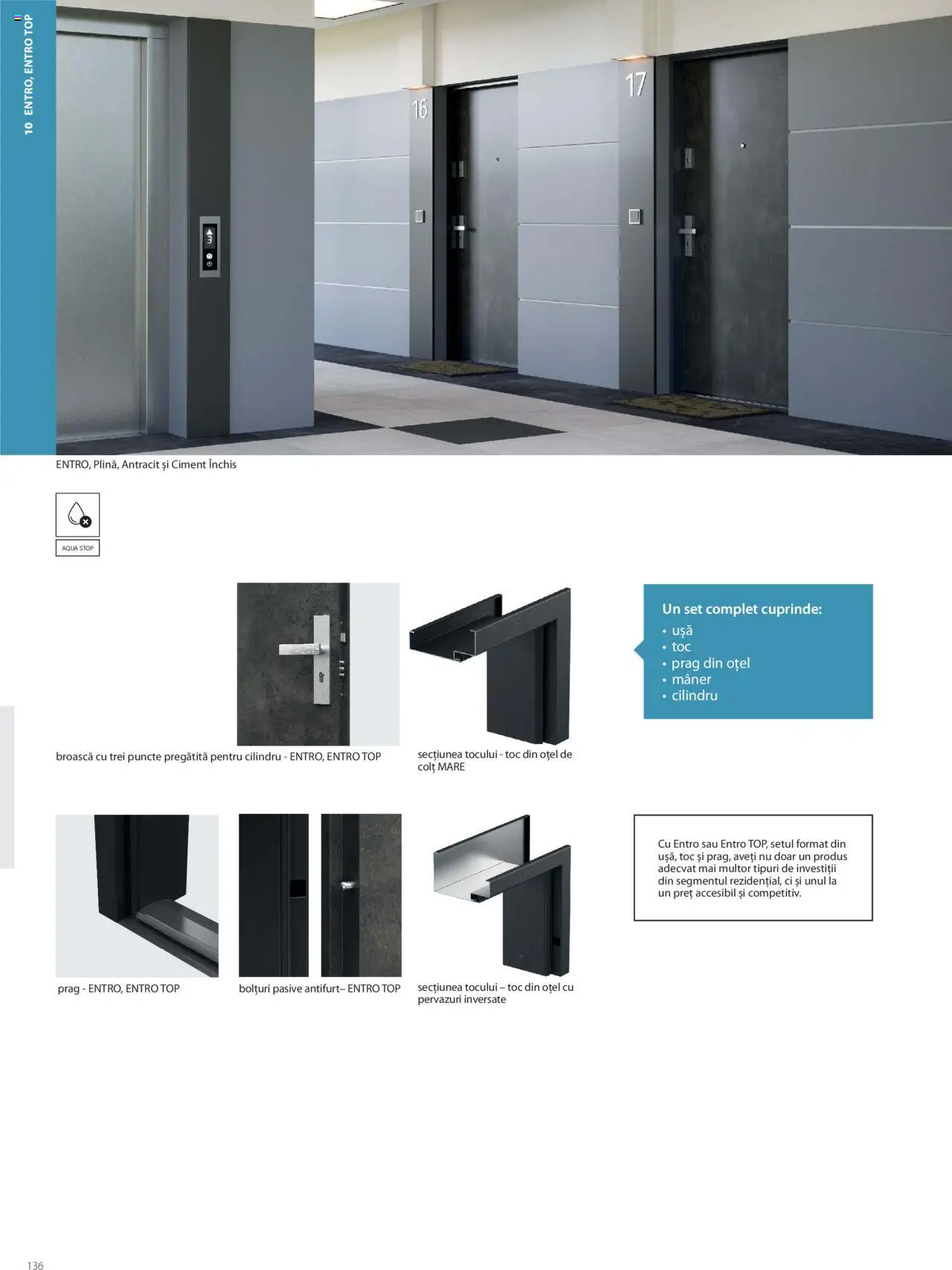 Noul catalog Proges – valabil de la 01.05.2025 | Pagină: 136 | Produse: Top, Mâner, Ușă