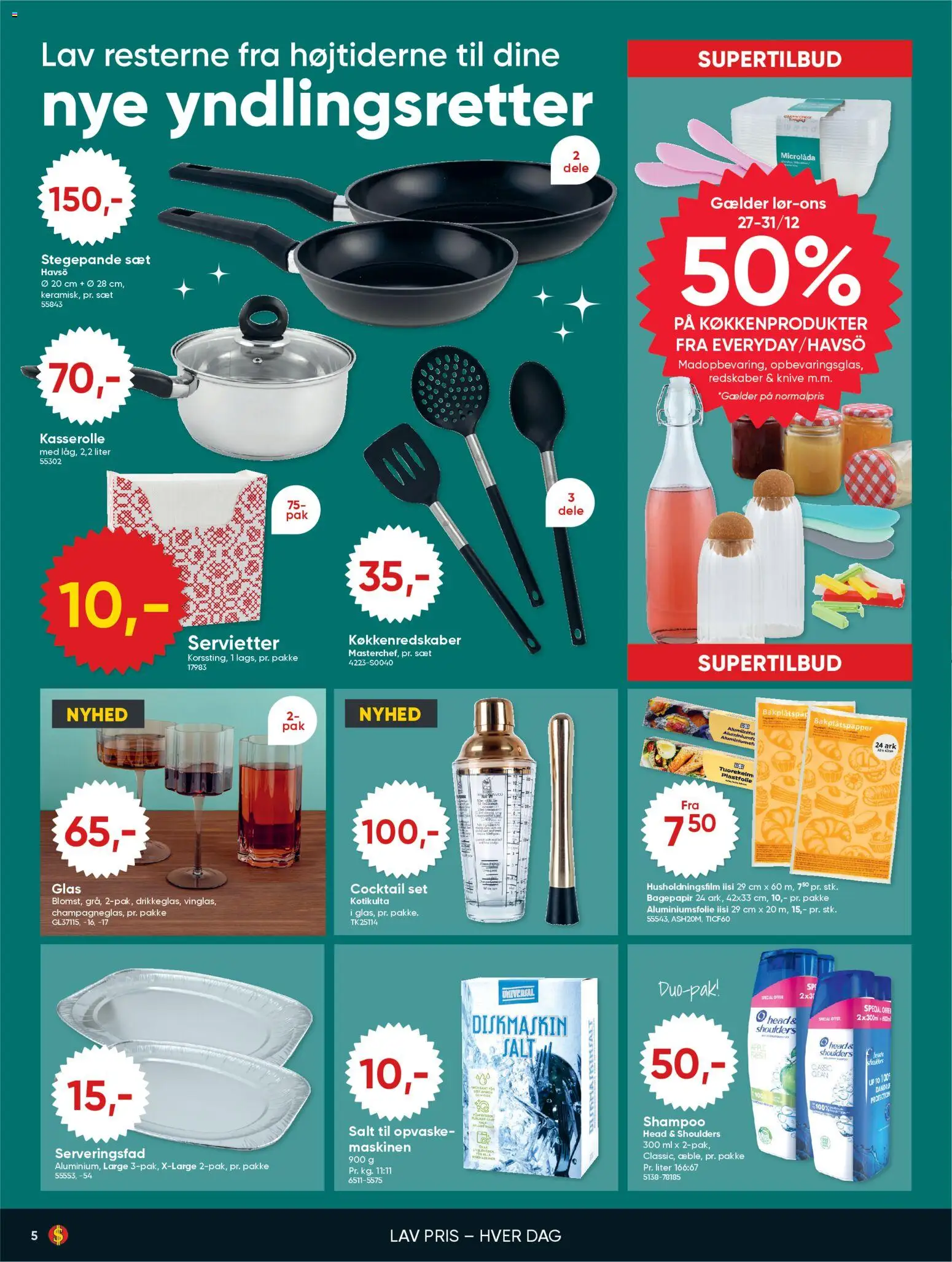 Bigdollar tilbudsavis – gyldig fra 27.12.2025 | Side: 5 | Produkter: Shampoo, Salt