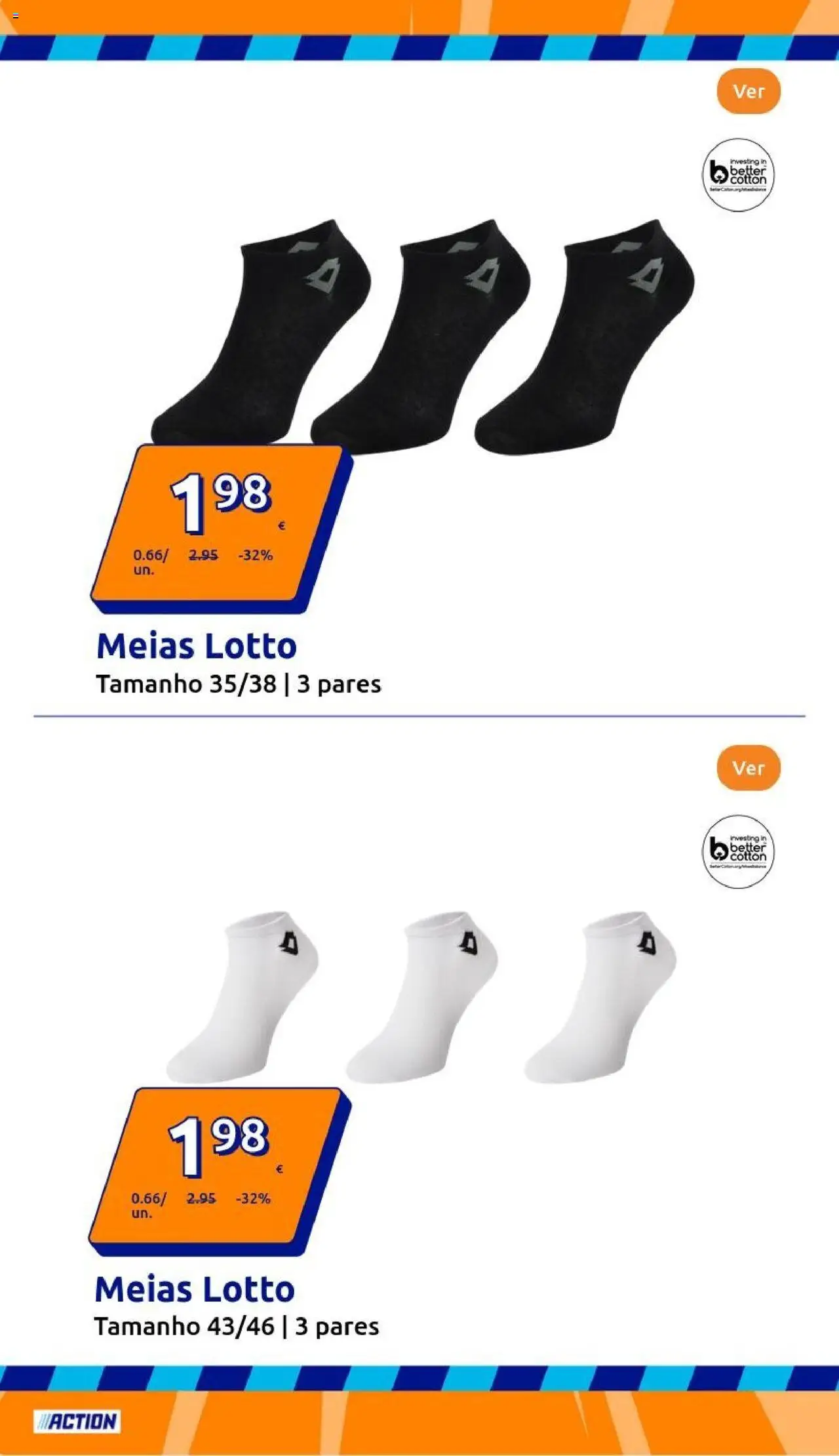 Action folheto │ válido de 18.06.2025 | Página: 2 | Produtos: Meias