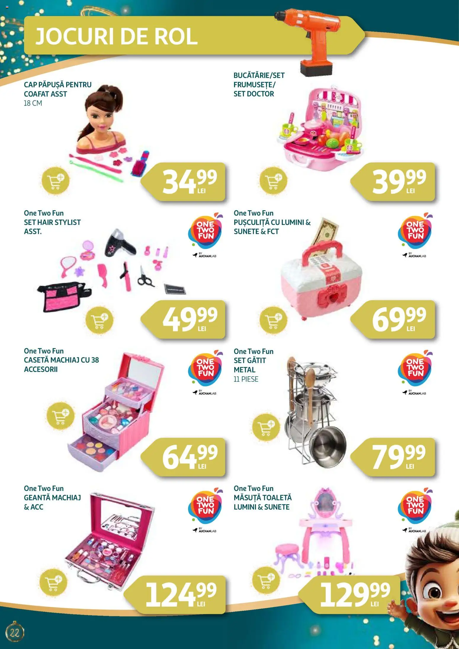 Noul catalog Auchan – valabil de la 26.11.2025 | Pagină: 22 | Produse: Geantă, Toaletă, Machiaj, Pușculiță