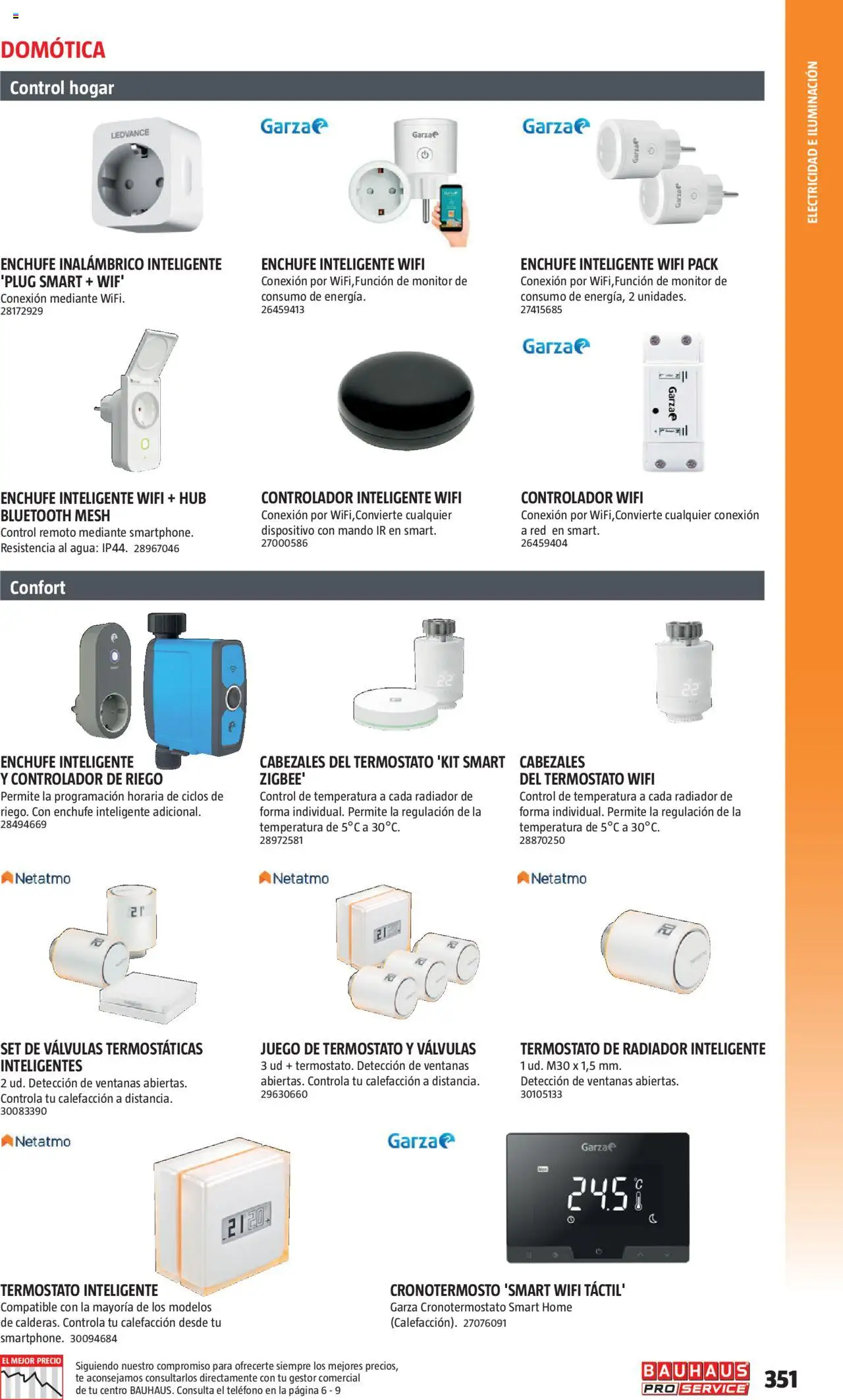 Bauhaus - ProService  │ válido desde el 24.02.2025 | Página: 351 | Productos: Teléfono, Monitor, Enchufe, Radiador