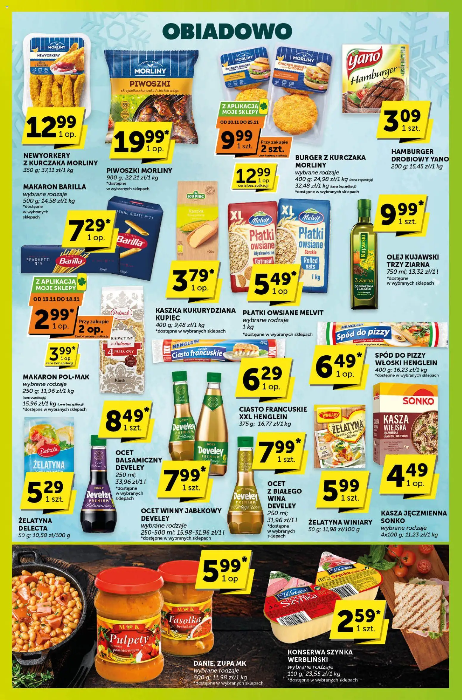Euro Sklep Gazetka - Sprawdź, co więcej od 13.11.2025 | Strona: 2 | Produkty: Ciasto francuskie XXL, Kasza jęczmienna, Hamburger, Makaron