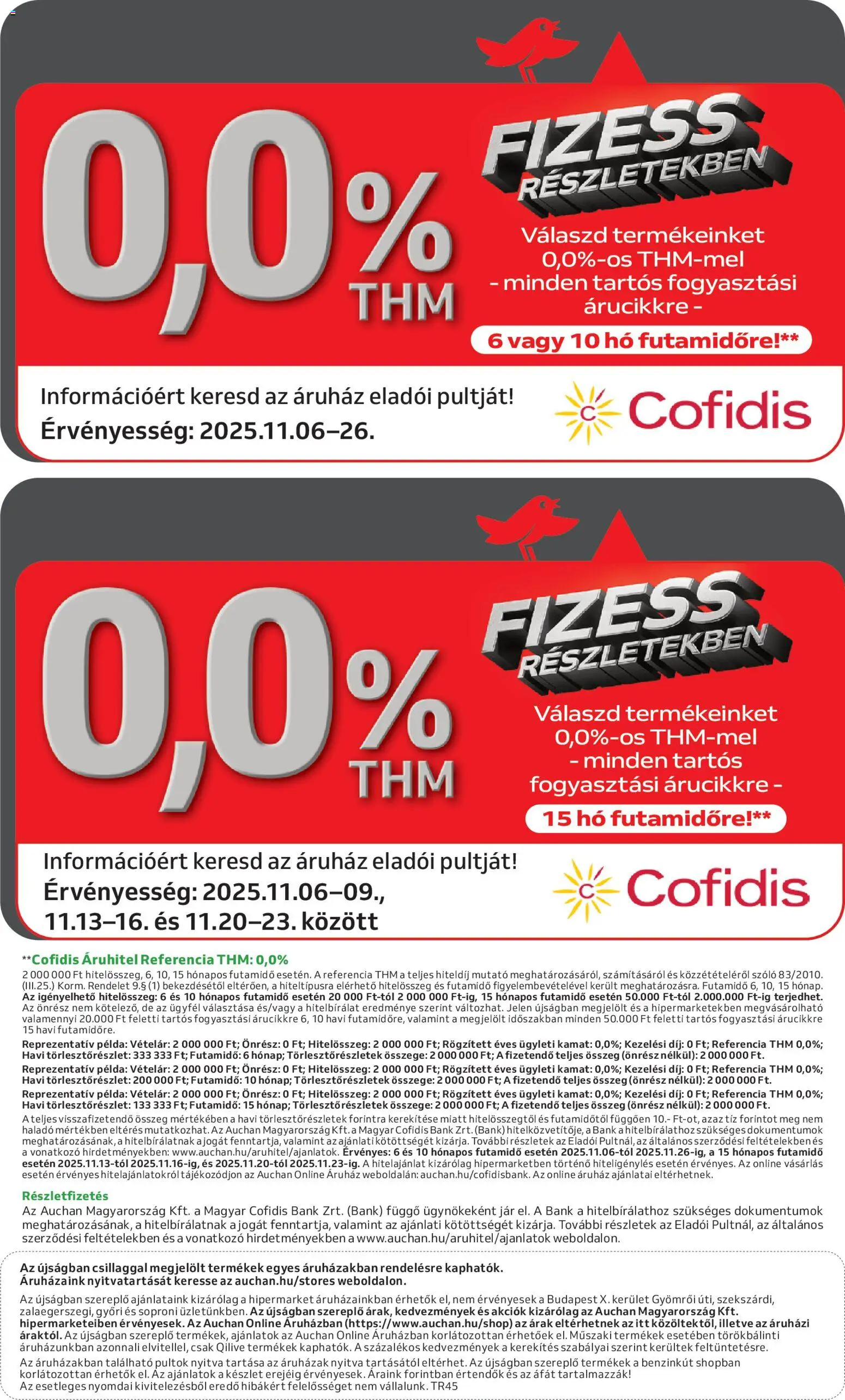 Auchan akciós ujság - amely érvényes a következő dátumtól: 06.11.2025 | Oldal: 6 | Termékek: Szőlő