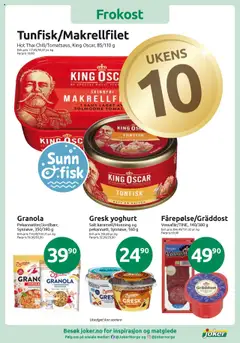  | Side: 10 | Produkter: Grillkol, Saus, Granola, Тональний флюїд