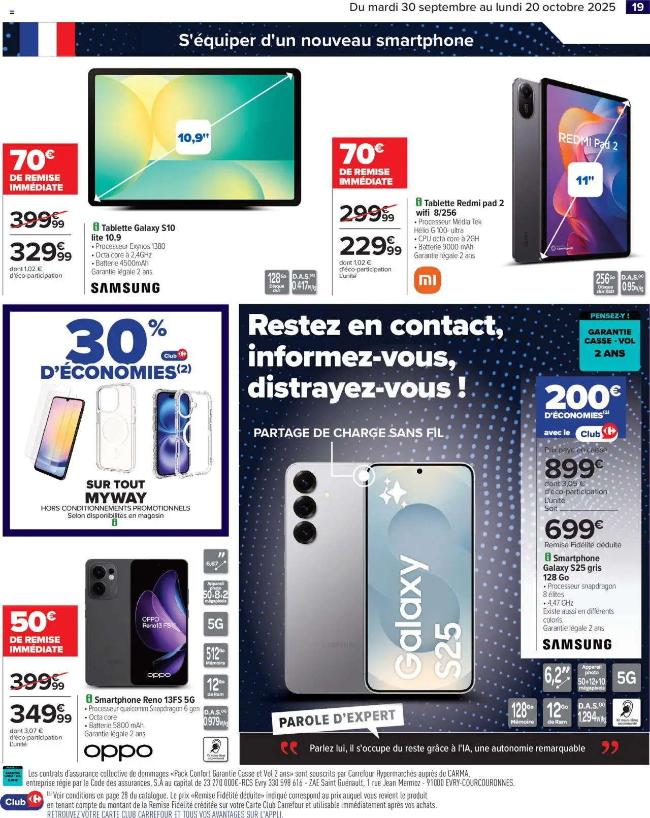  | Page: 21 | Produits: Smartphone, Tablette, Appareil photo, Batterie