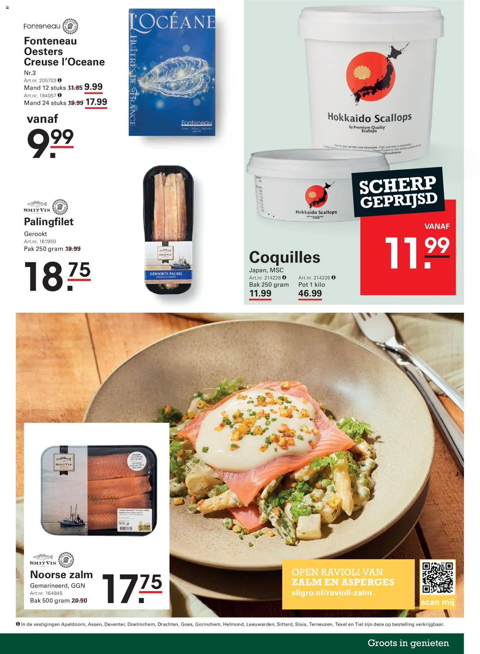 {H1} | Pagina: 7 | Producten: Asperges, Pot, Zalm, Mand