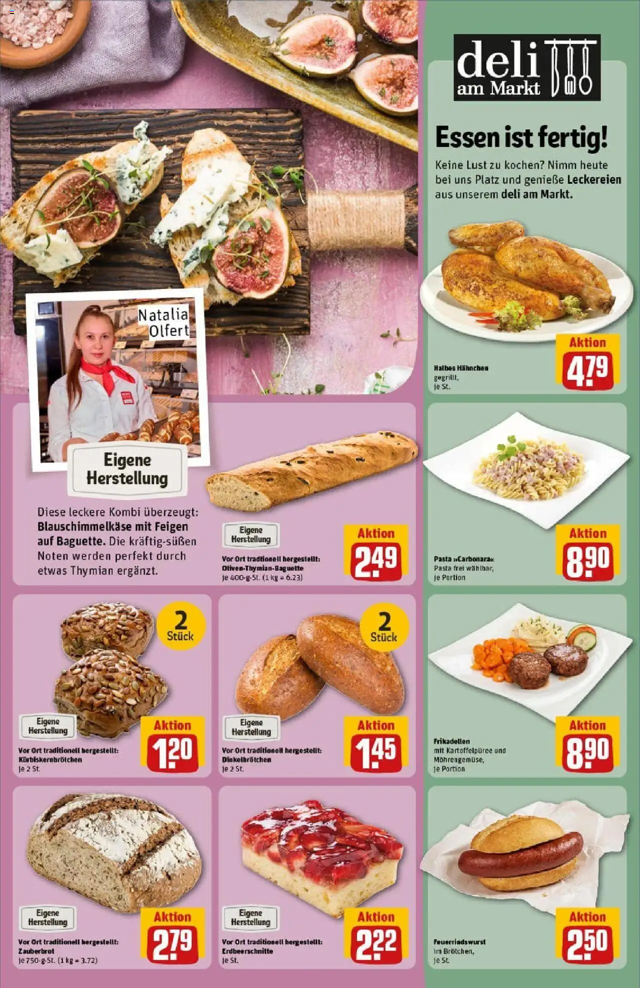Rewe prospekt Rodgau/Dudenhofen	 - gültig ab dem 06.07.2025 | Seite: 13 | Produkte: Hahnchen, Baguette, Pasta
