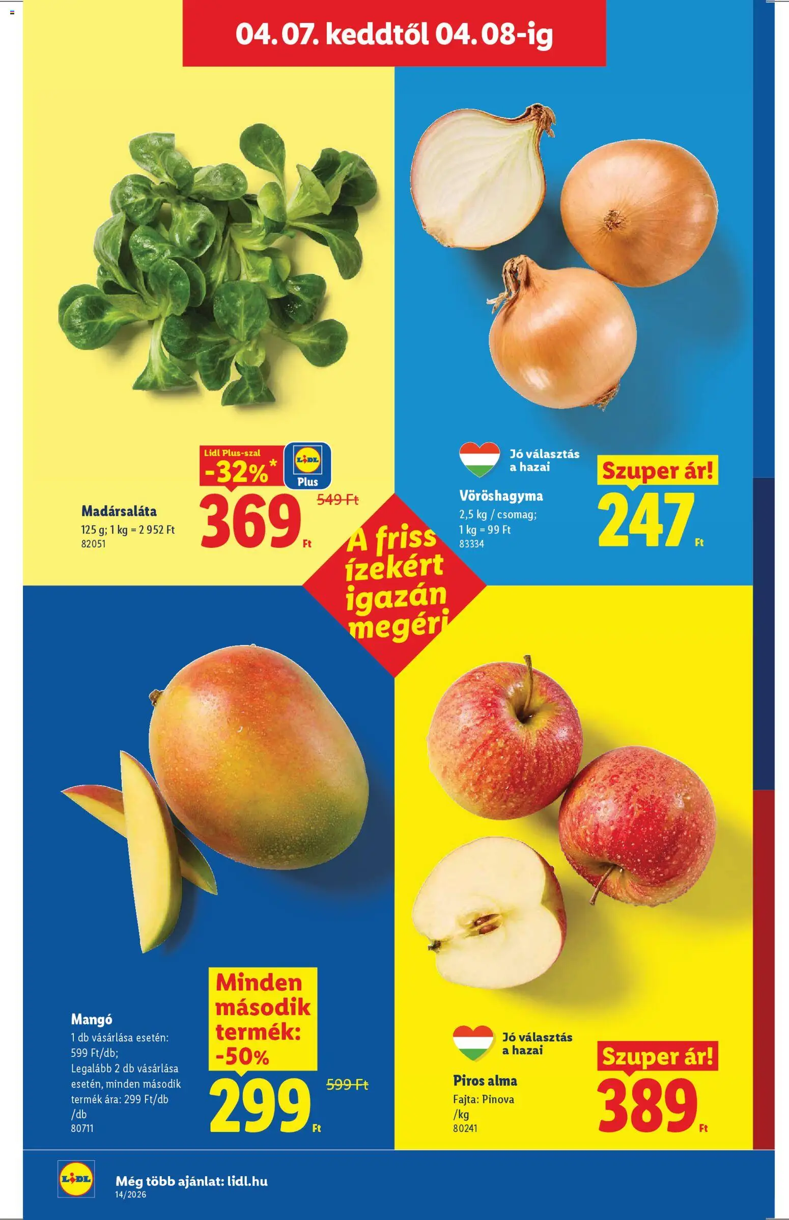 Lidl akciós ujság - amely érvényes a következő dátumtól: 01.04.2026 | Oldal: 40