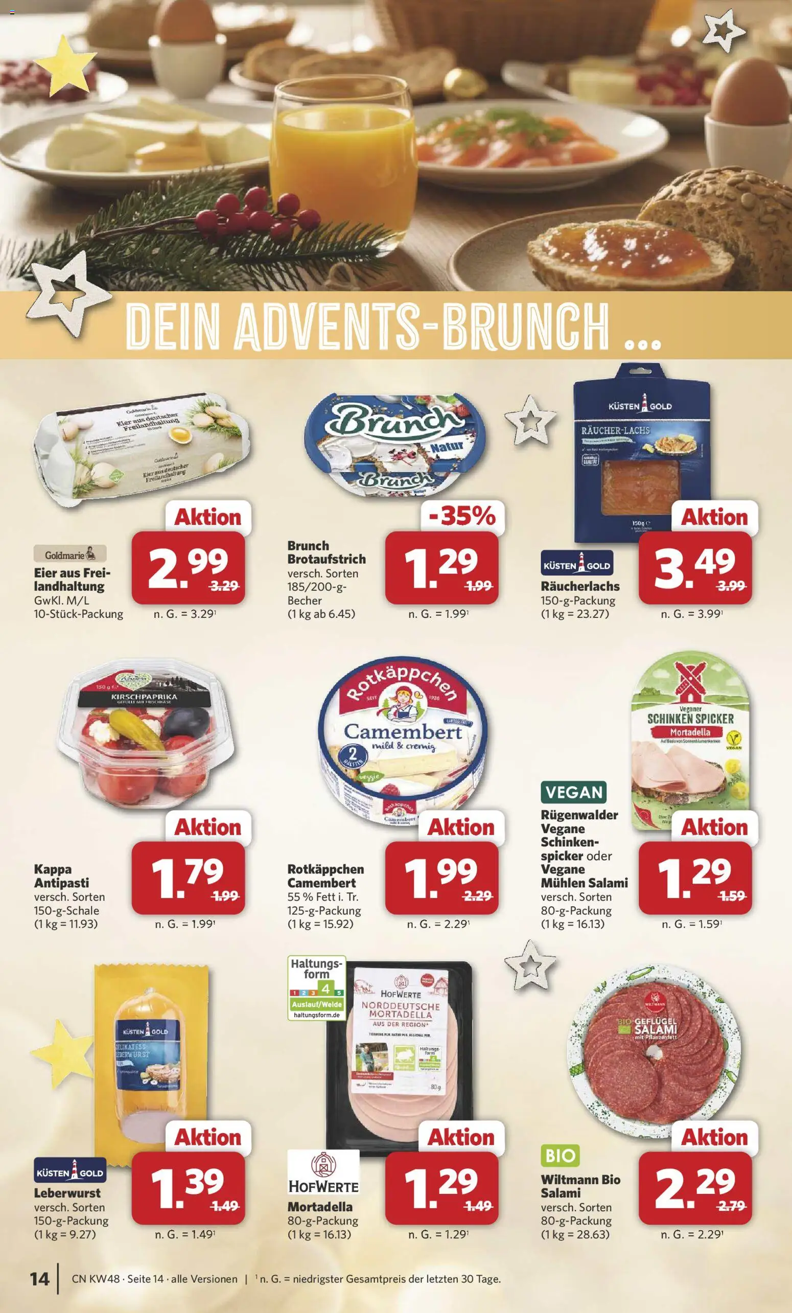 Combi - Black Friday – gültig ab 24.11.2025 | Seite: 15 | Produkte: Eier, Räucherlachs, Salami, Frischkase