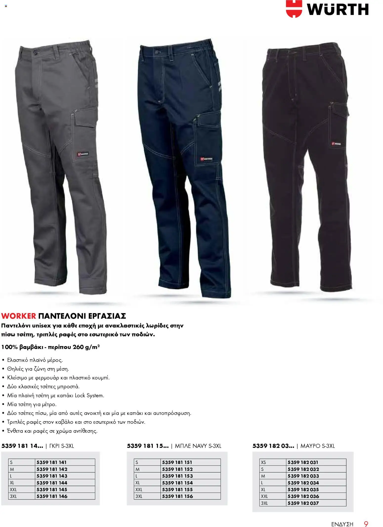WURTH - ΜΑΠ – σε ισχύ από 01.01.2026 | Σελίδα: 9