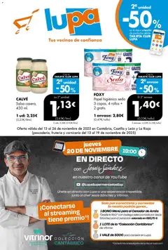 Vista previa Lupa Supermercados folleto válido desde el 13.11.2025