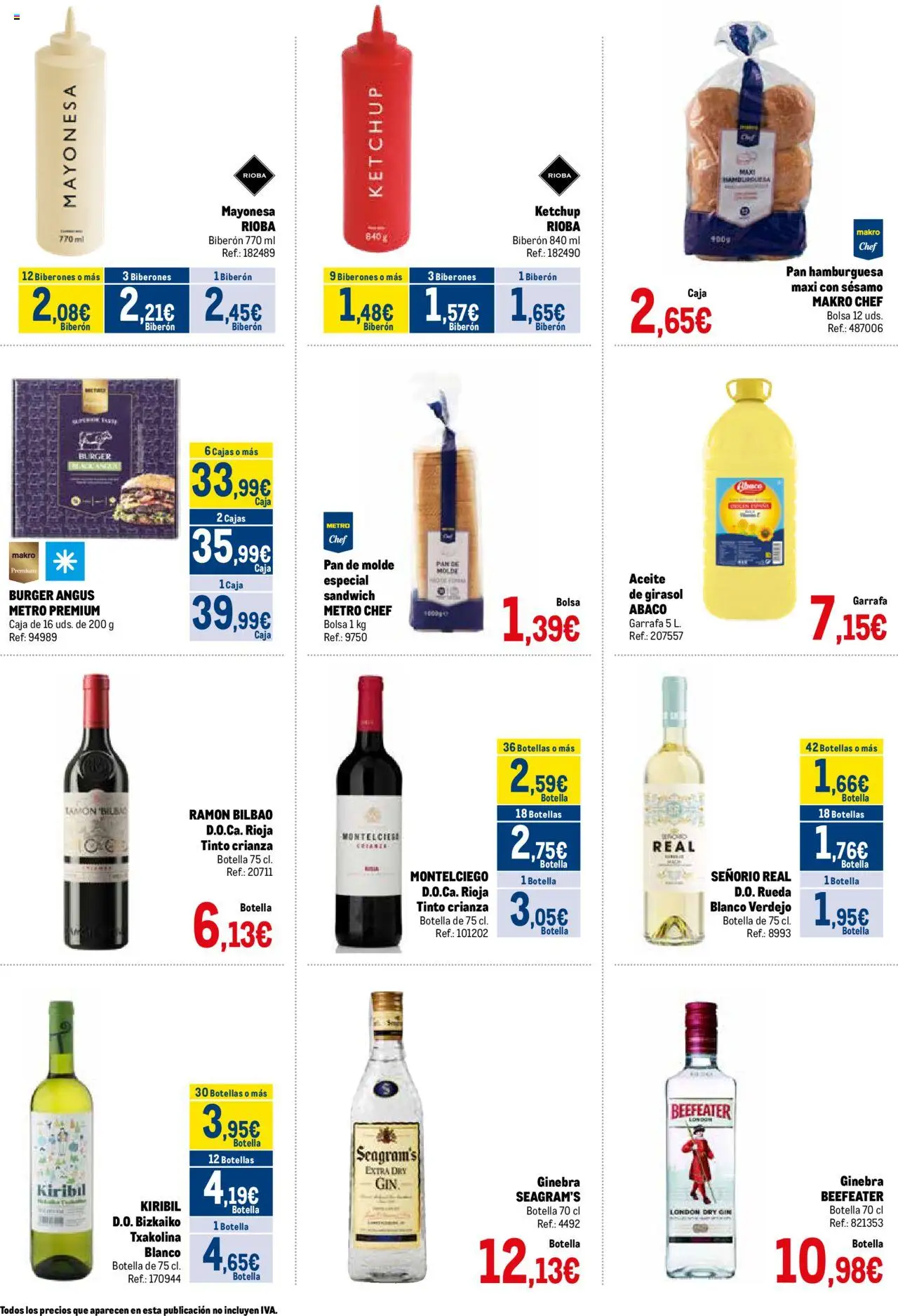 Makro - Fiesta Aste Nagusia Bilbao │ válido desde el 11.08.2025 | Página: 3 | Productos: Aceite, Ginebra, Σοκολατούχο γάλα, Caja