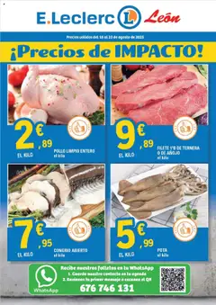 Vista previa E.Leclerc folleto válido desde el 18.08.2025