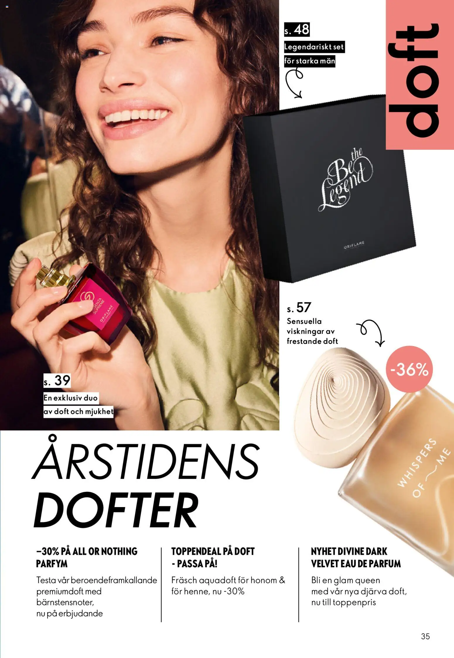 Oriflame reklamblad aktuell från 19.11.2025 | Sida: 35 | Produkter: Parfym, Doft, Set