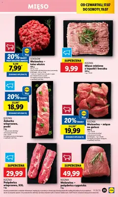 Lidl Gazetka od 17.07.2025 | Strona: 31 | Produkty: Mięso, Mięso mielone, Mięso na gulasz, Wołowina