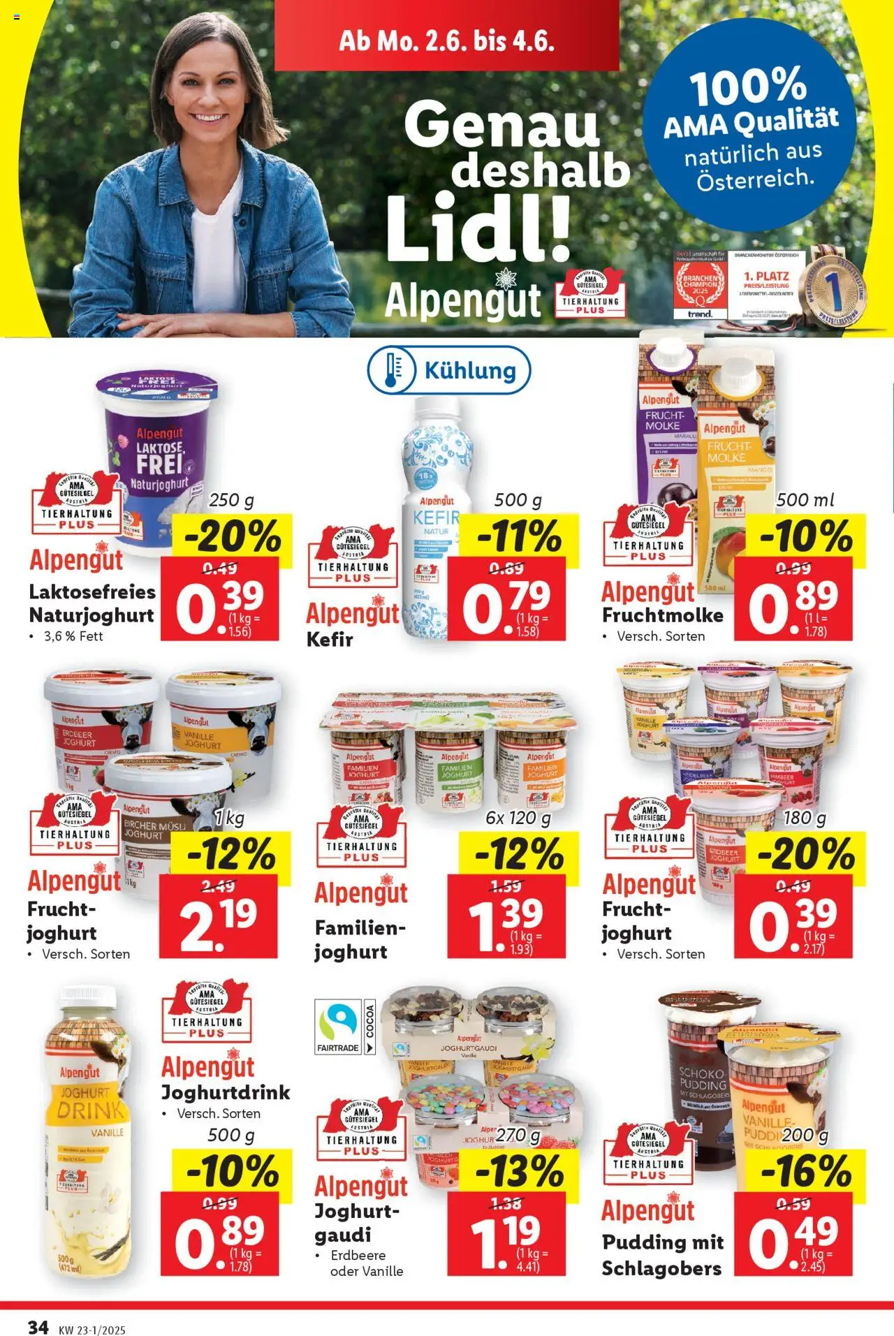 Lidl - Flugblatt gültig ab 28.05.2025 | Seite: 40 | Produkte: Mango, Milch, Joghurt