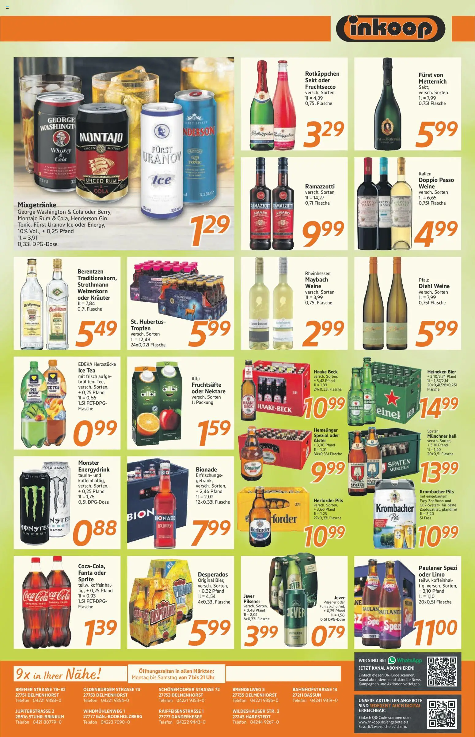 Inkoop Prospekt 	 – gültig ab 23.02.2026 | Seite: 7 | Produkte: Coca cola, Fanta, Rum, Desperados