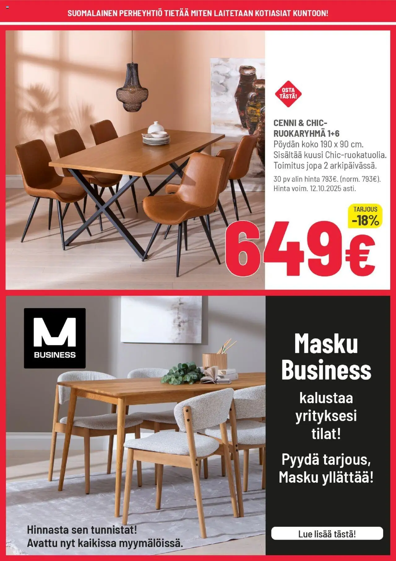 Masku tarjoukset – voimassa 07.10.2025 alkaen | Sivu: 10 | Tuotteet: Ruokaryhmä