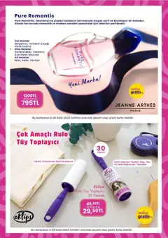 Gratis Katalog - 01.09.2025 tarihinden itibaren geçerlidir | Sayfa: 45 | Ürünler: Frenk üzümü, Tüy toplayıcı, Parfüm, Portakal