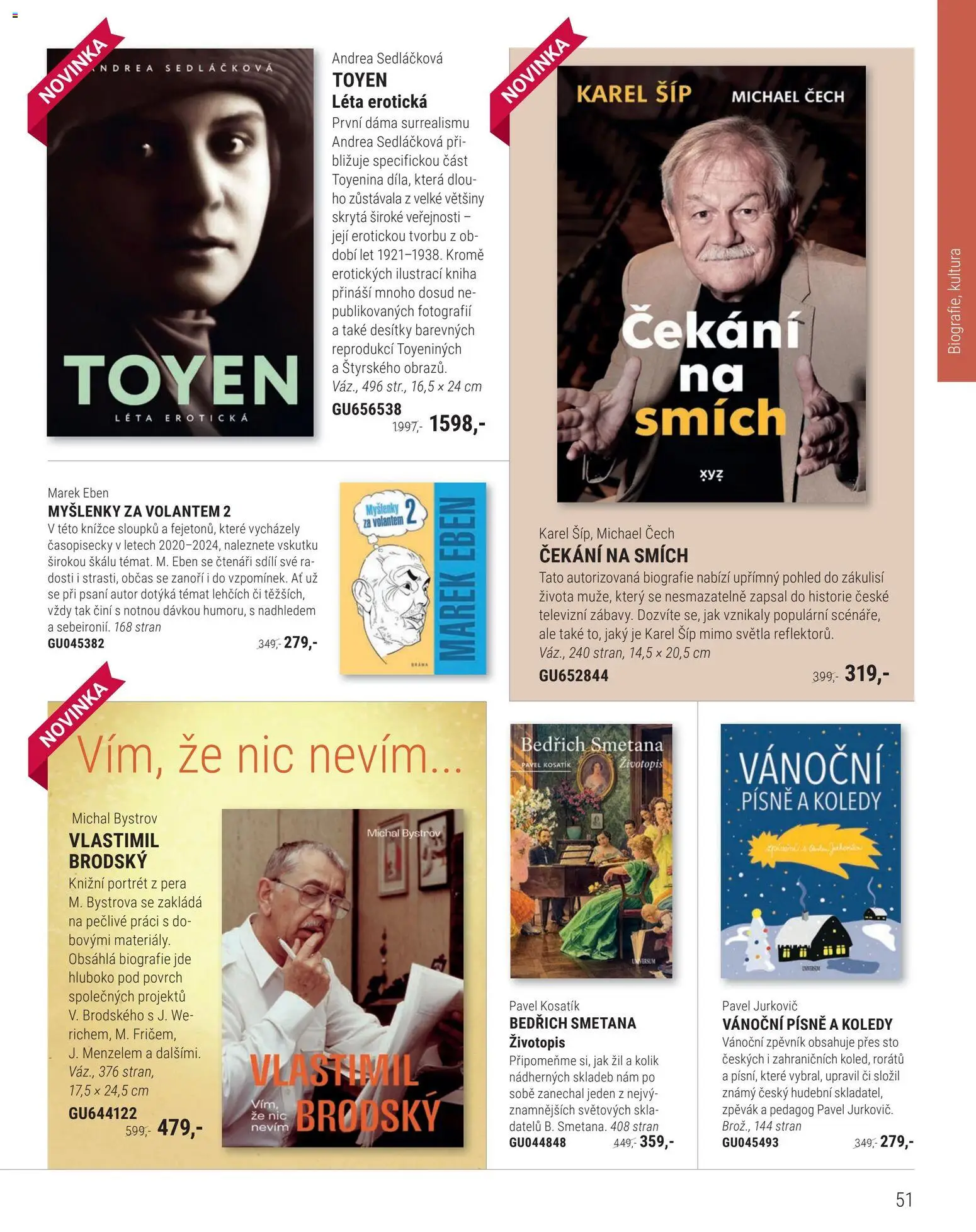 Luxor leták od 01.11.2025 | Strana: 51 | Produkty: Kniha, Smetana