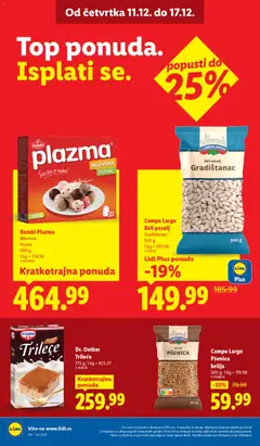 Bambi Plazma, Mlevena Posna 600 g - pregled Lidl kataloga - važi od 11.12.2025 | Strana: 26
