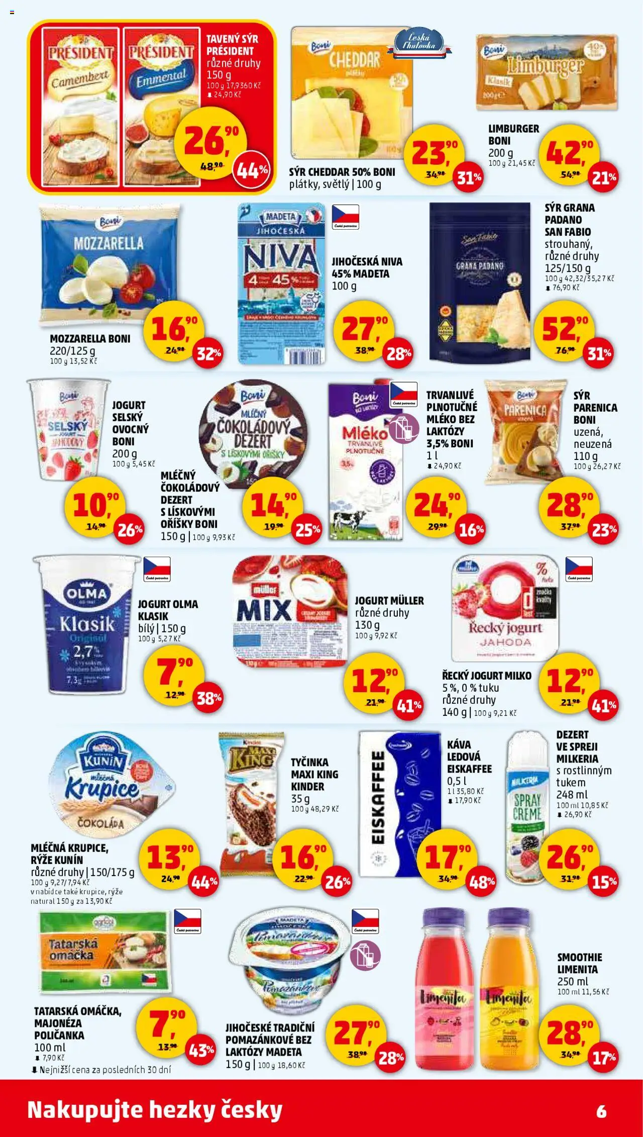 Penny Market leták - Čtvrtečník od 11.09.2025 | Strana: 6 | Produkty: Rýže, Tatarská omáčka, Niva, Grana Padano