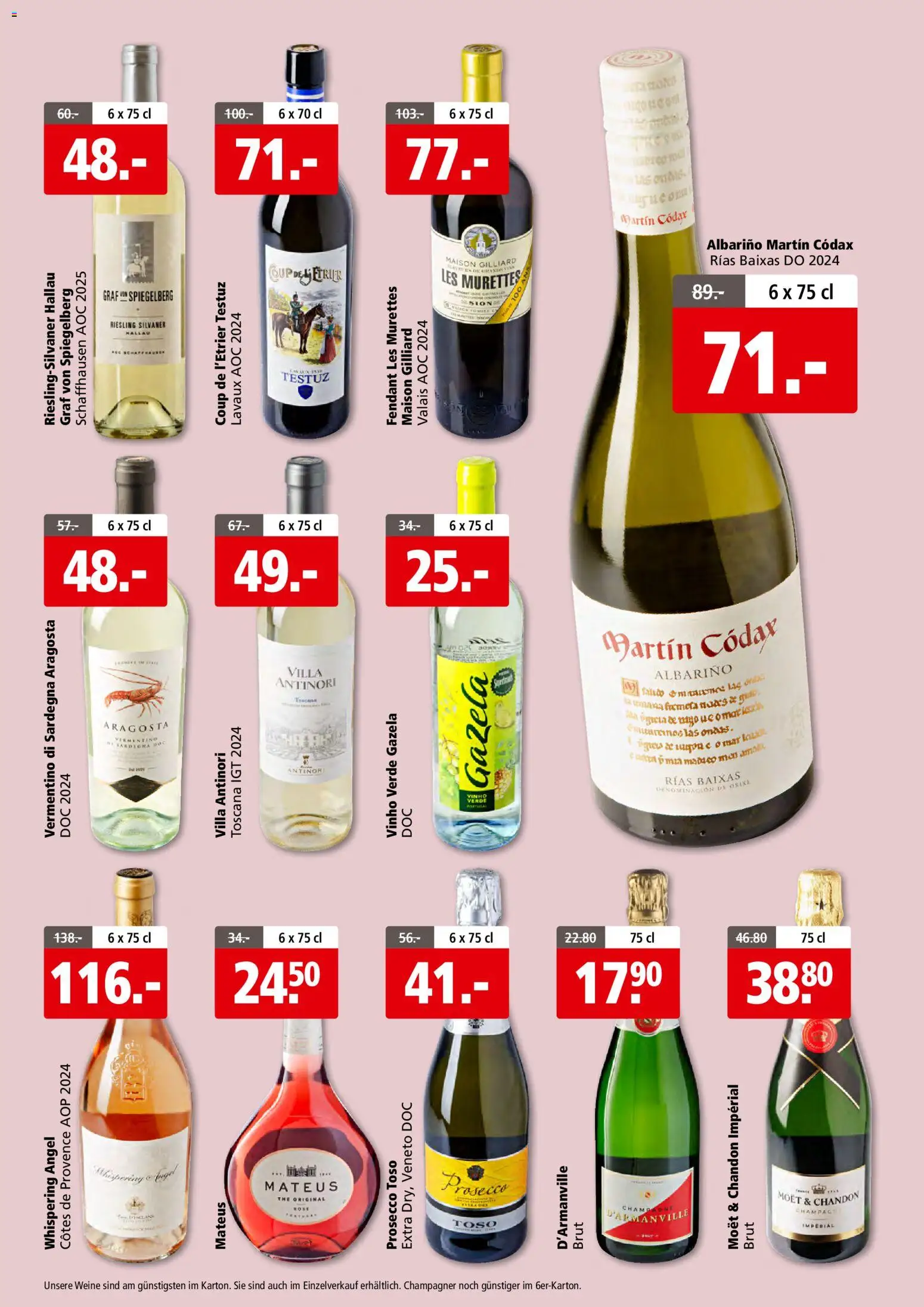 Aligro actionen 2000 Schlieren, Gossau SG, Frauenfeld, Rapperswil-Jona, Sargans, Bern, Brüttisellen, Pratteln, Emmen, Spreitenbach – gültig ab 23.03.2026 | Seite: 15