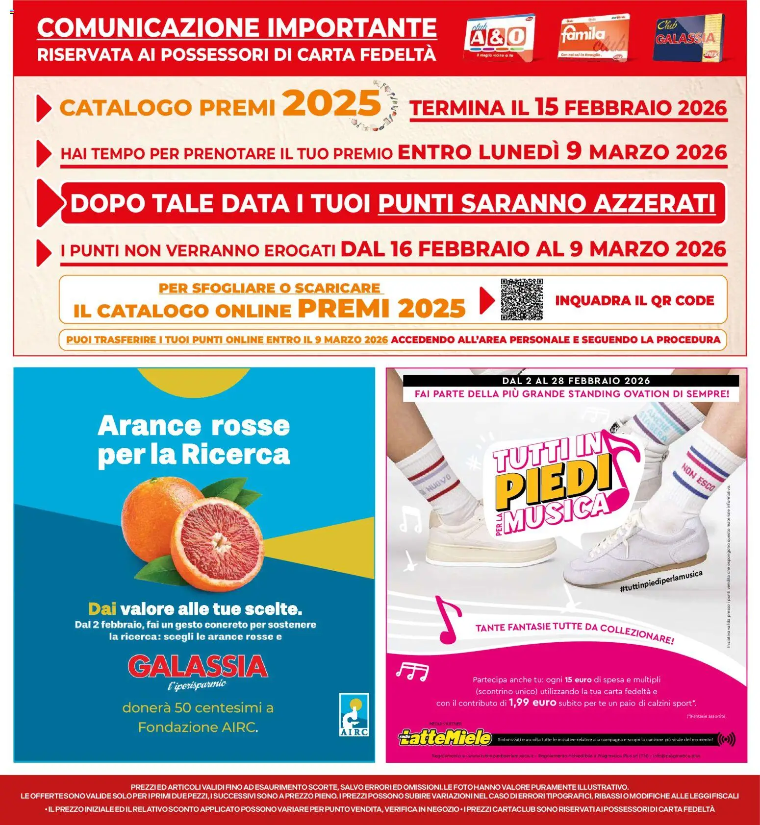 Volantino Galassia del 02.02.2026 | Pagina: 28 | Prodotti: Arance, Tè, Calzini, Data