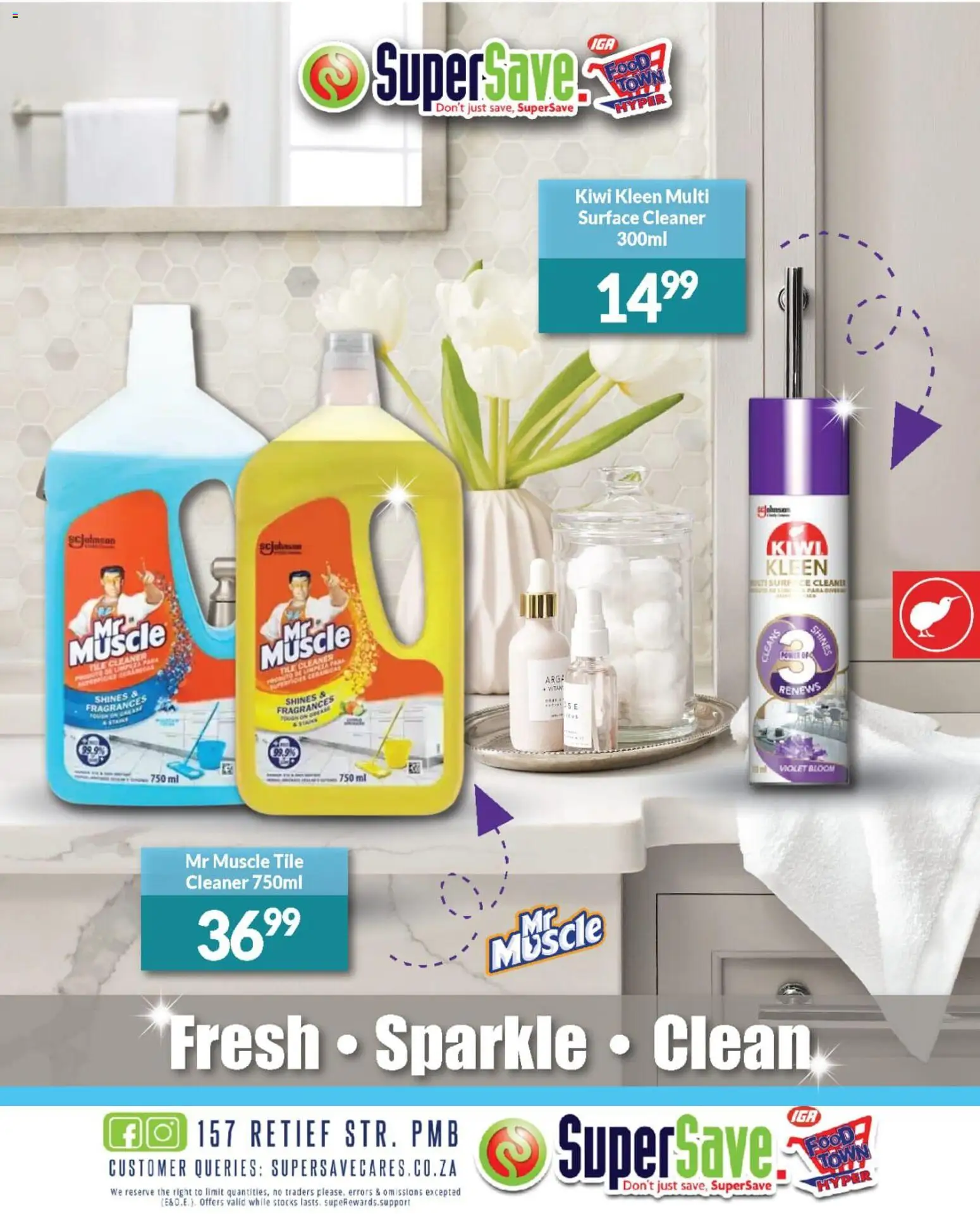 New Super Save catalogue – valid from 16.02.2026 | Page: 2 | Products: Surface cleaner, Kiwi, Cream