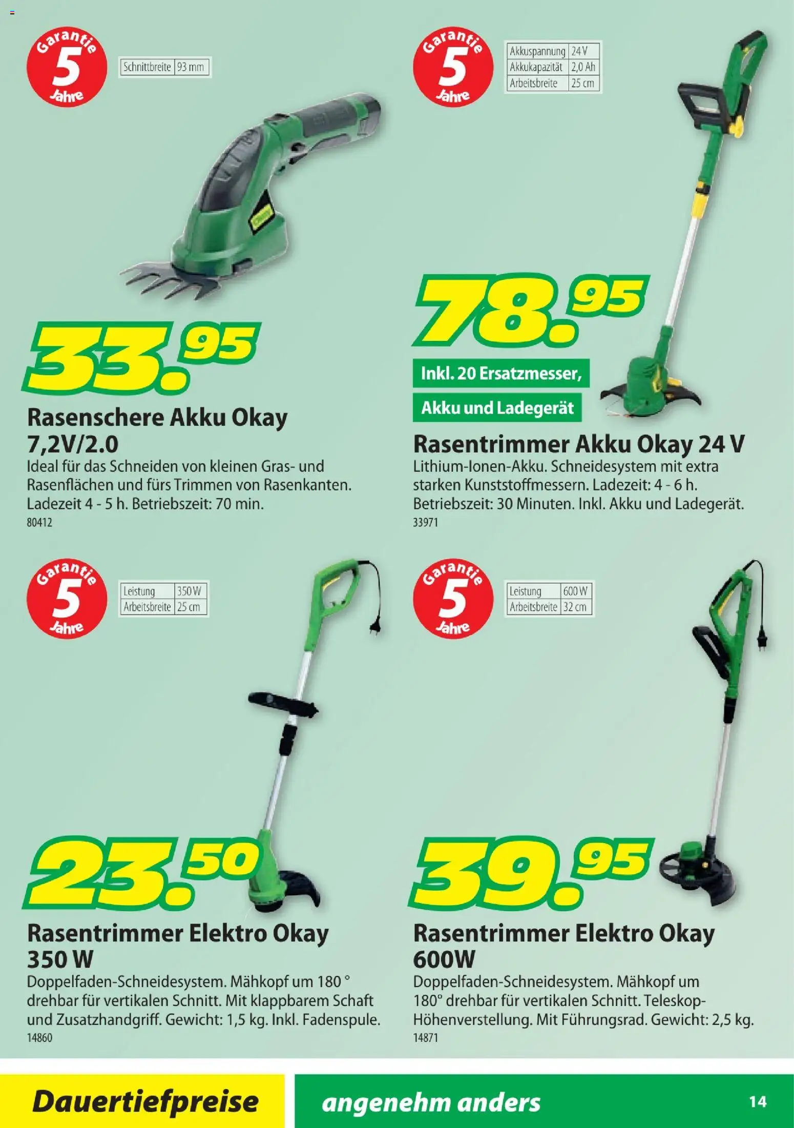 Landi Aktionen Garten – gültig ab 20.01.2026 | Seite: 14 | Produkte: Ladegerät, Gewicht