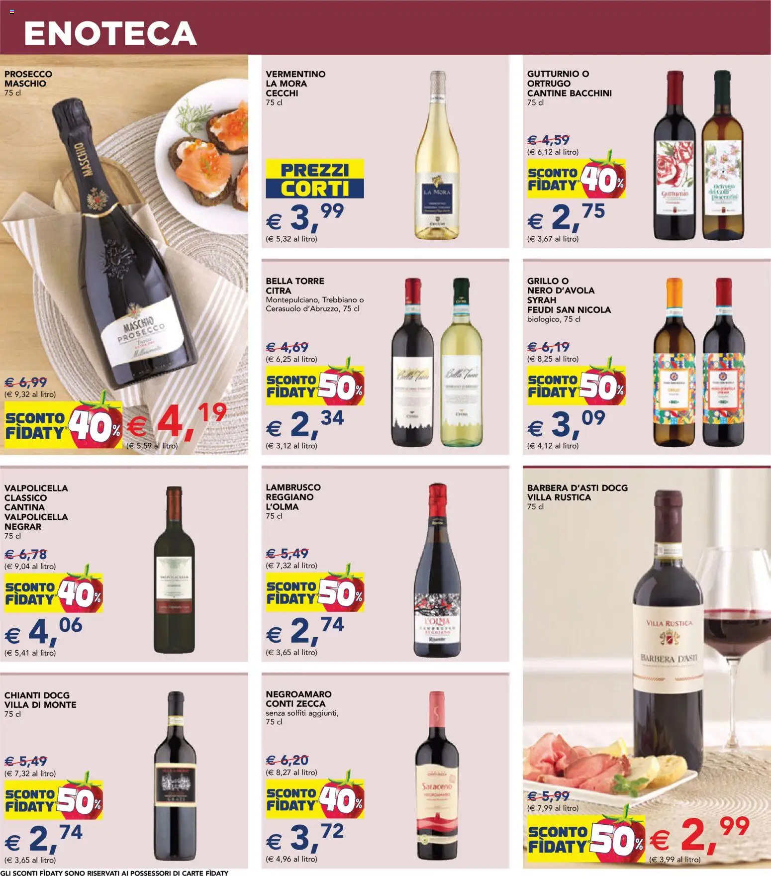 Volantino Esselunga S del 29.01.2026 | Pagina: 12 | Prodotti: Prosecco, Enoteca