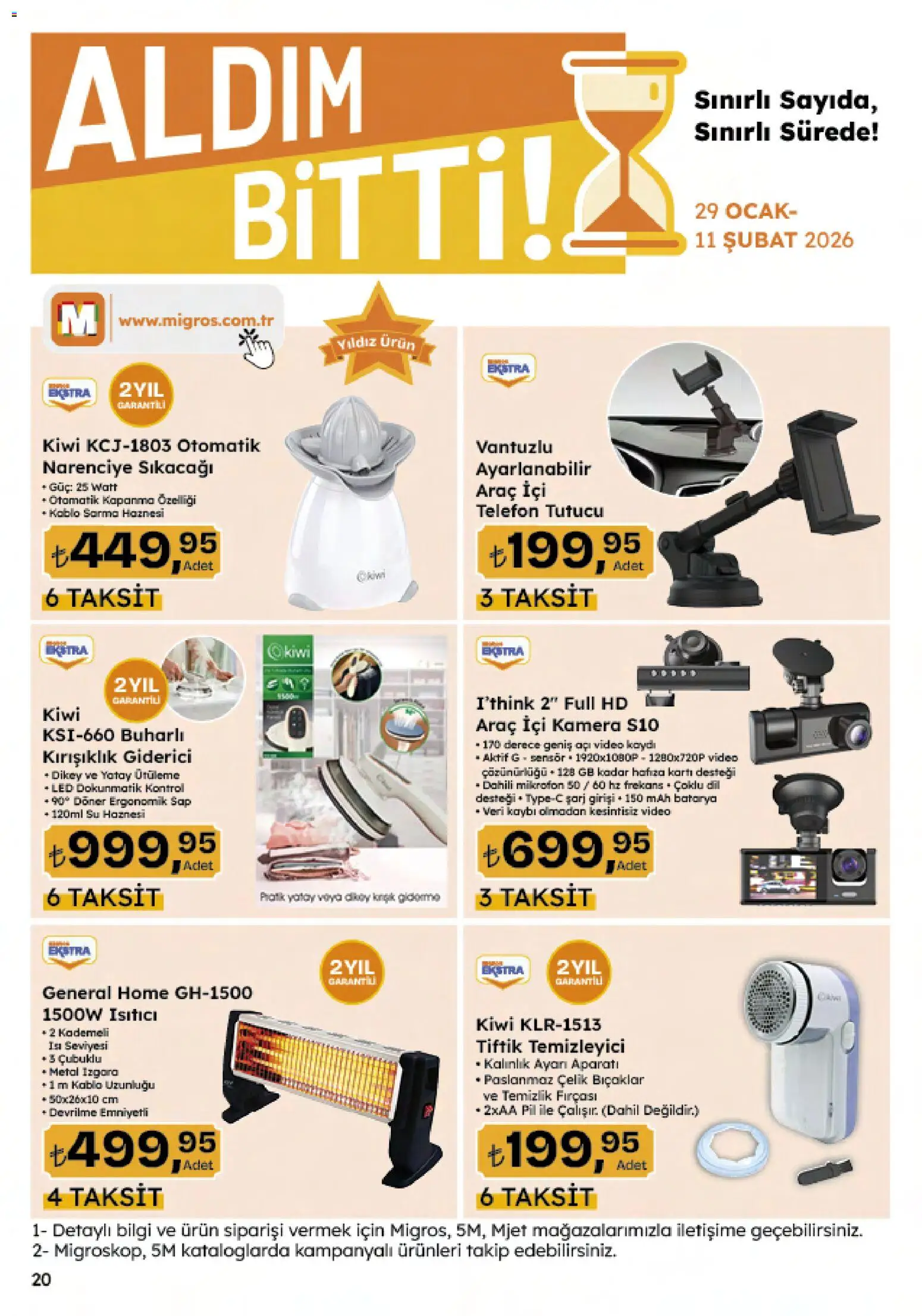 Migros Katalog - Migroskop - 29.01.2026 tarihinden itibaren geçerlidir | Sayfa: 100