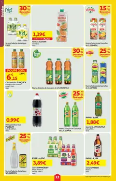 Pré-visualização Minipreço folheto válido de 26.03.2026 | Página: 12 | Produtos: Refrigerante, Hortelã, Maça, Somersby
